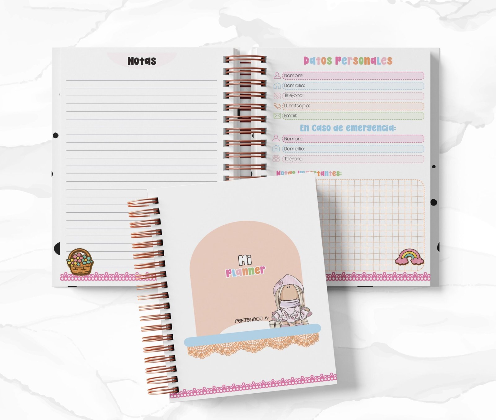 Planner Diario - Cute Dolls