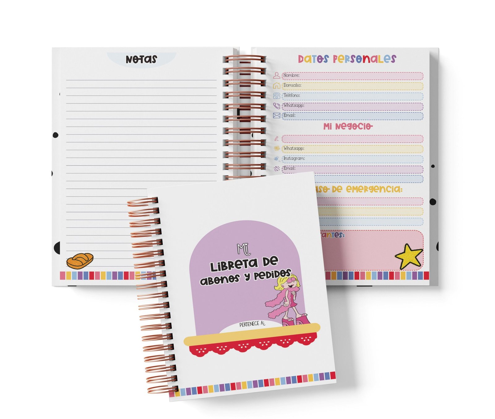 Libreta de Abonos y Pedidos - Lizzie McGuire
