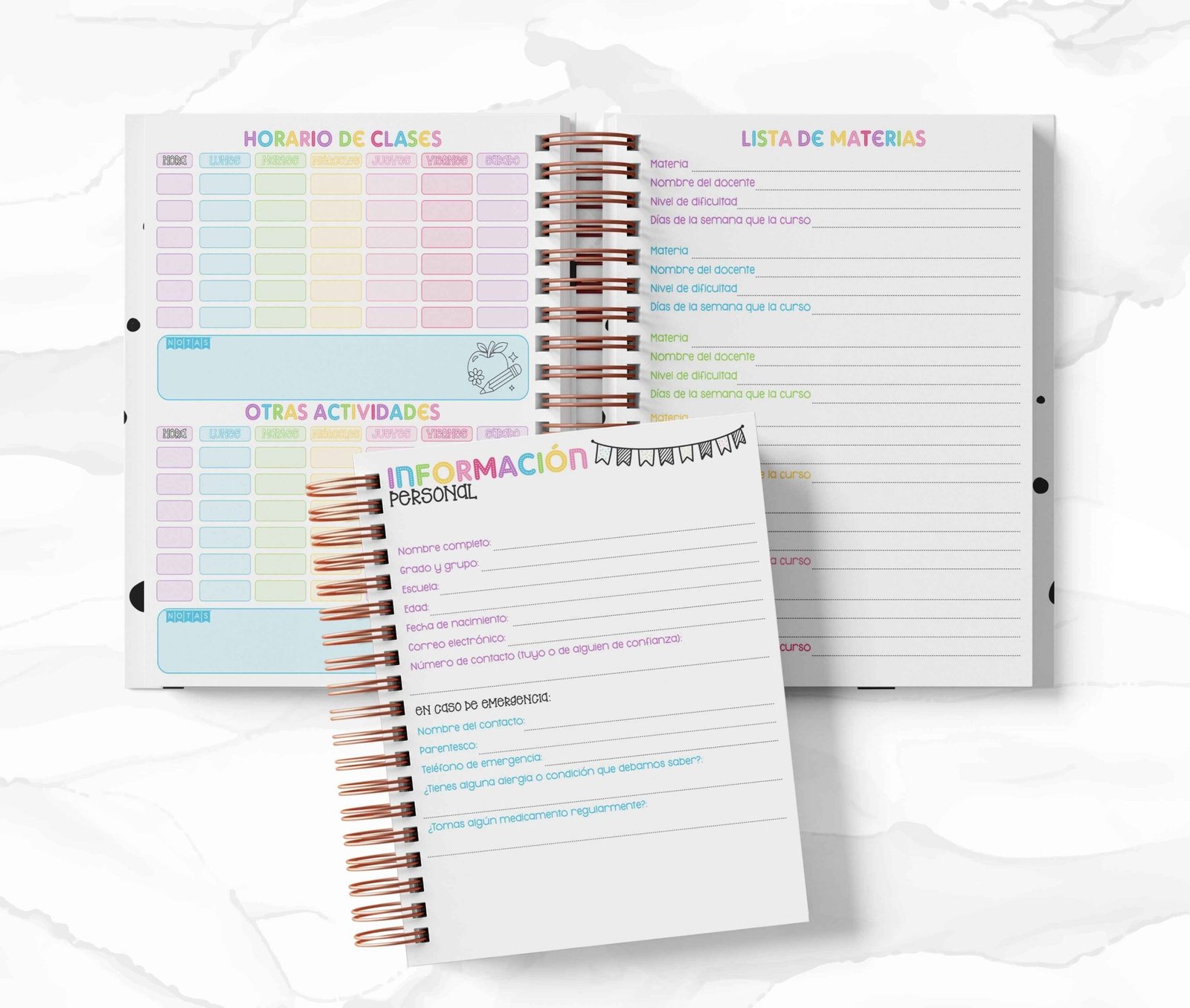 Agenda Estudiantes Semanal Ciclo 26-27 - Meryta
