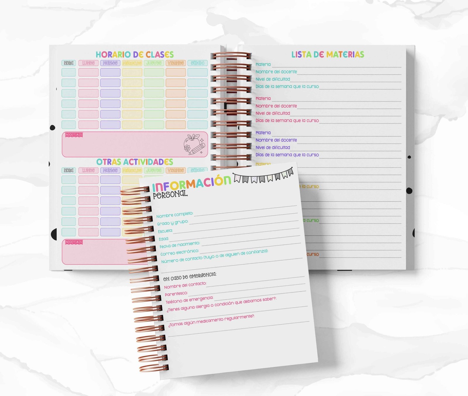 Agenda Estudiantes Semanal Ciclo 26-27 - Monsters Inc.