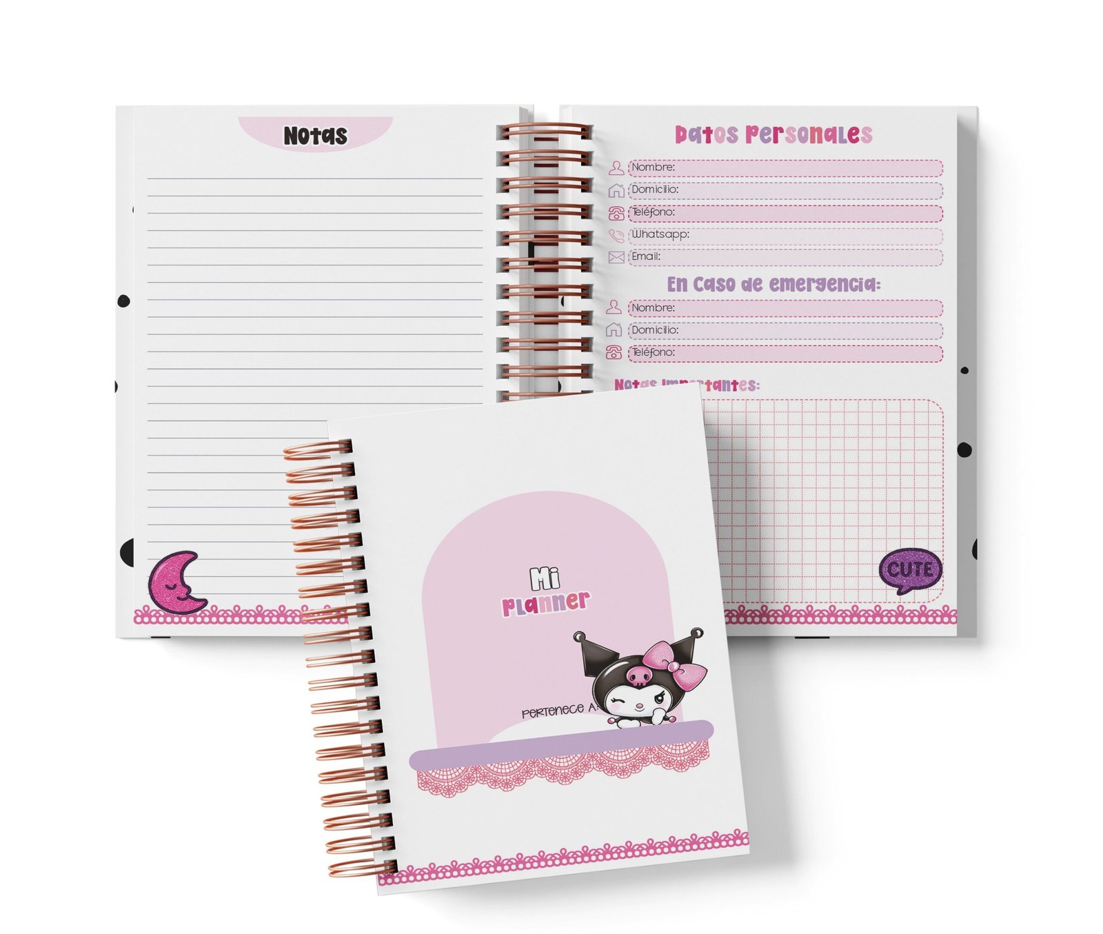 Planner Semanal - Kuromi