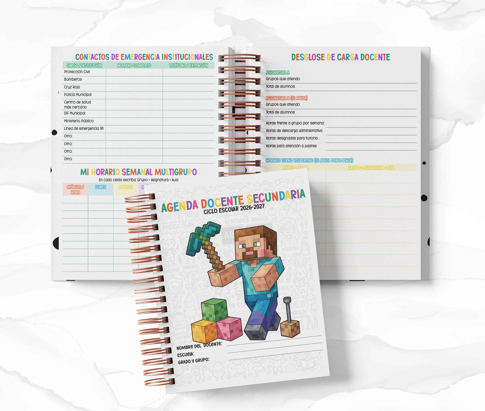 Agenda Secundaria - Minecraft