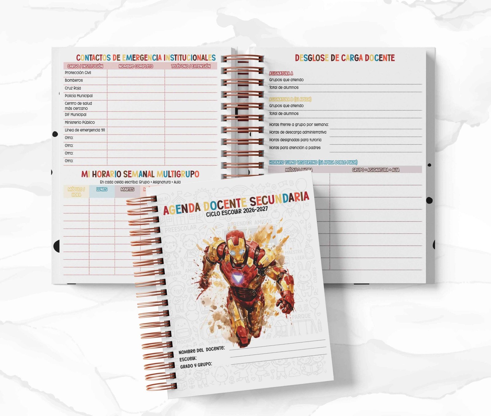 Agenda Secundaria - Iron Man