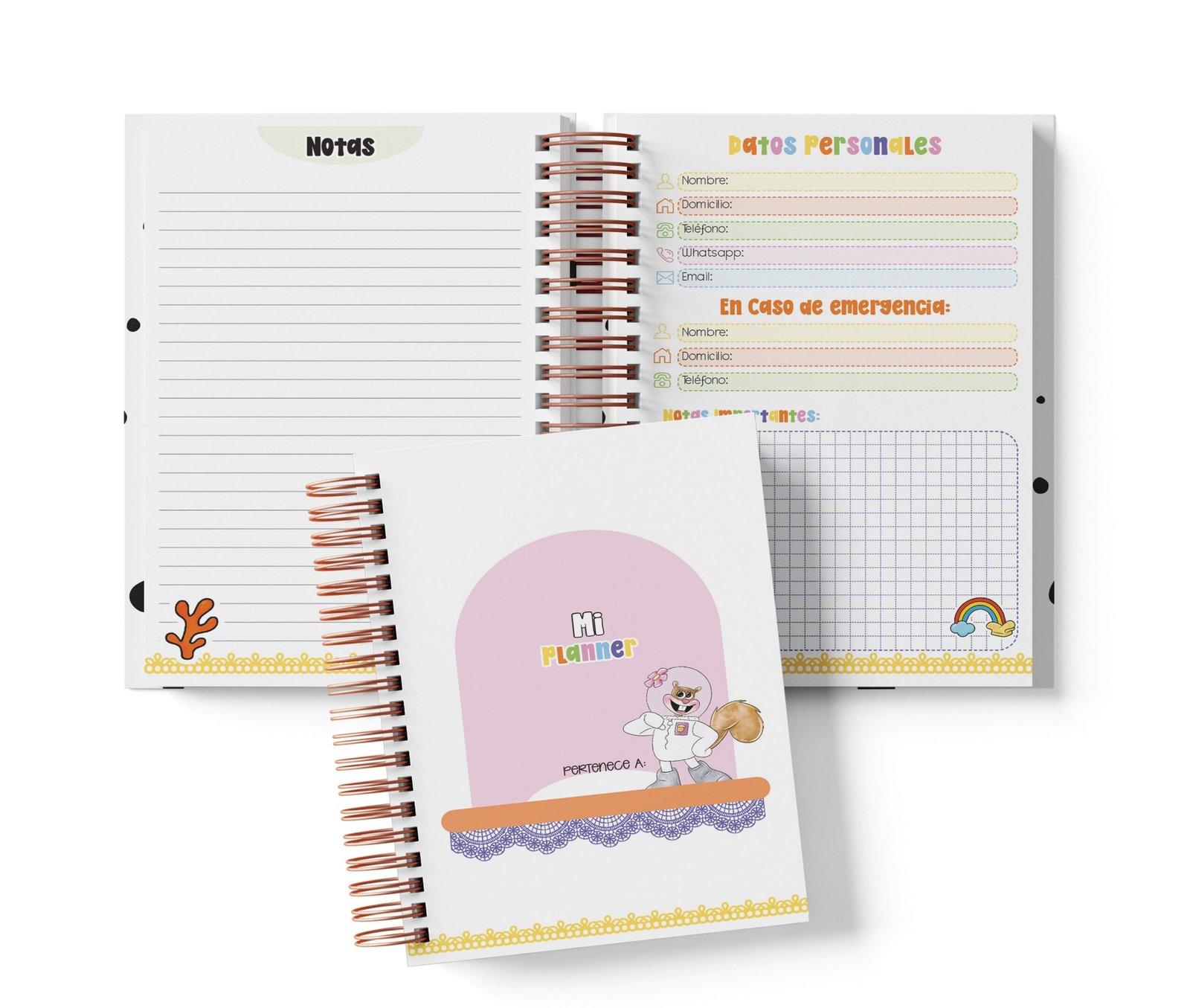 Planner Semanal - Bob Esponja