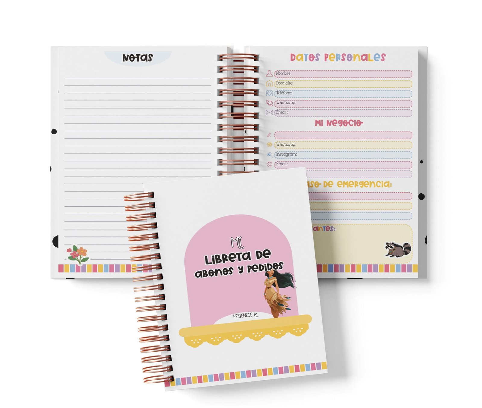 Libreta de Abonos y Pedidos - Pocahontas
