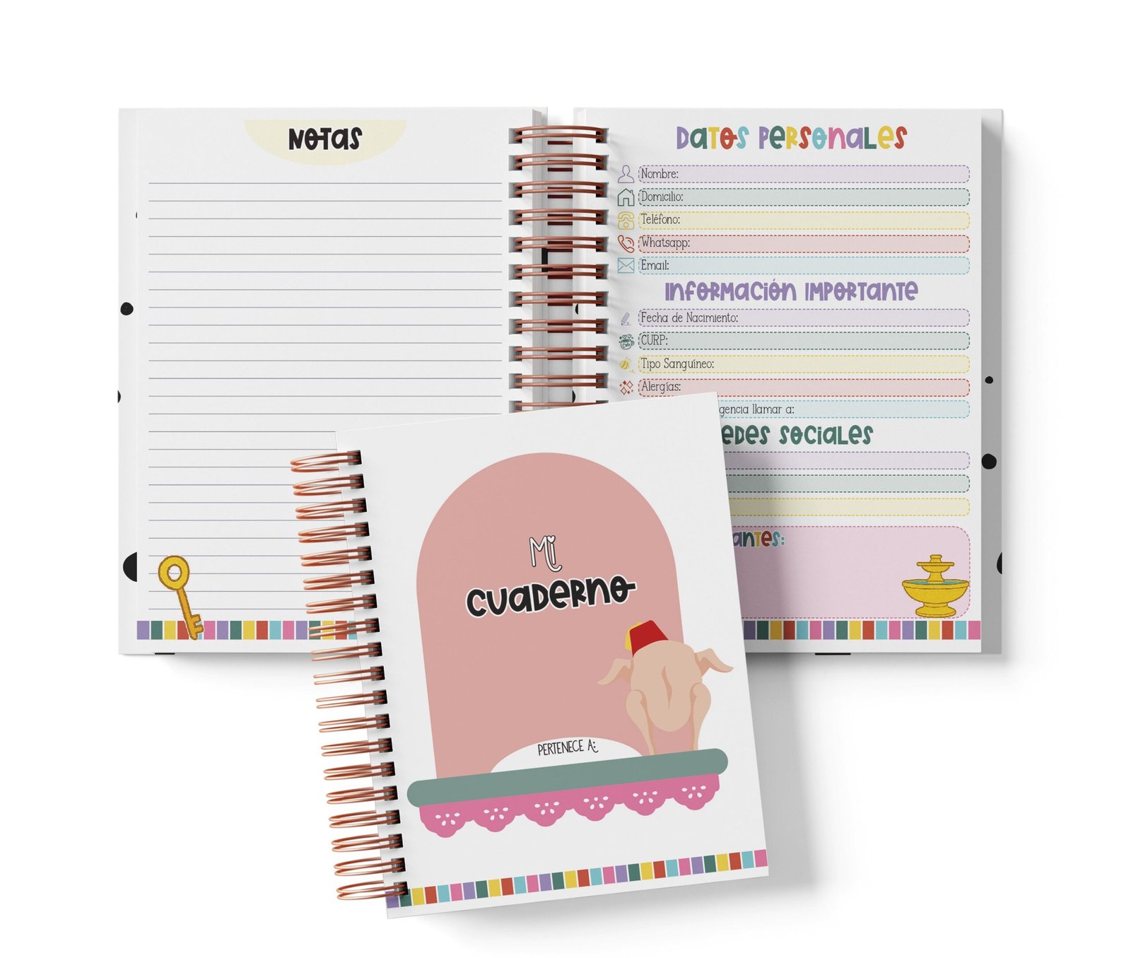Cuaderno Media Carta - Friends
