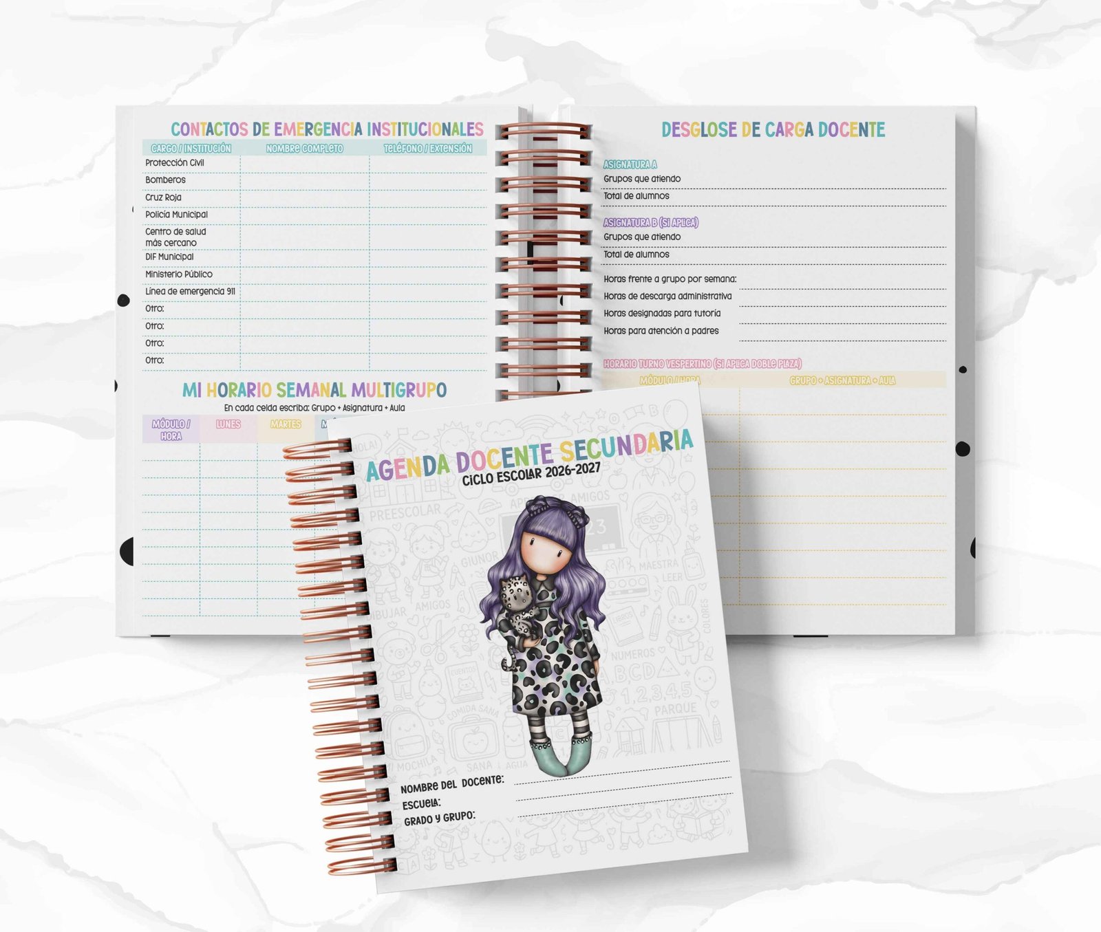 Agenda Secundaria - Gorjuss