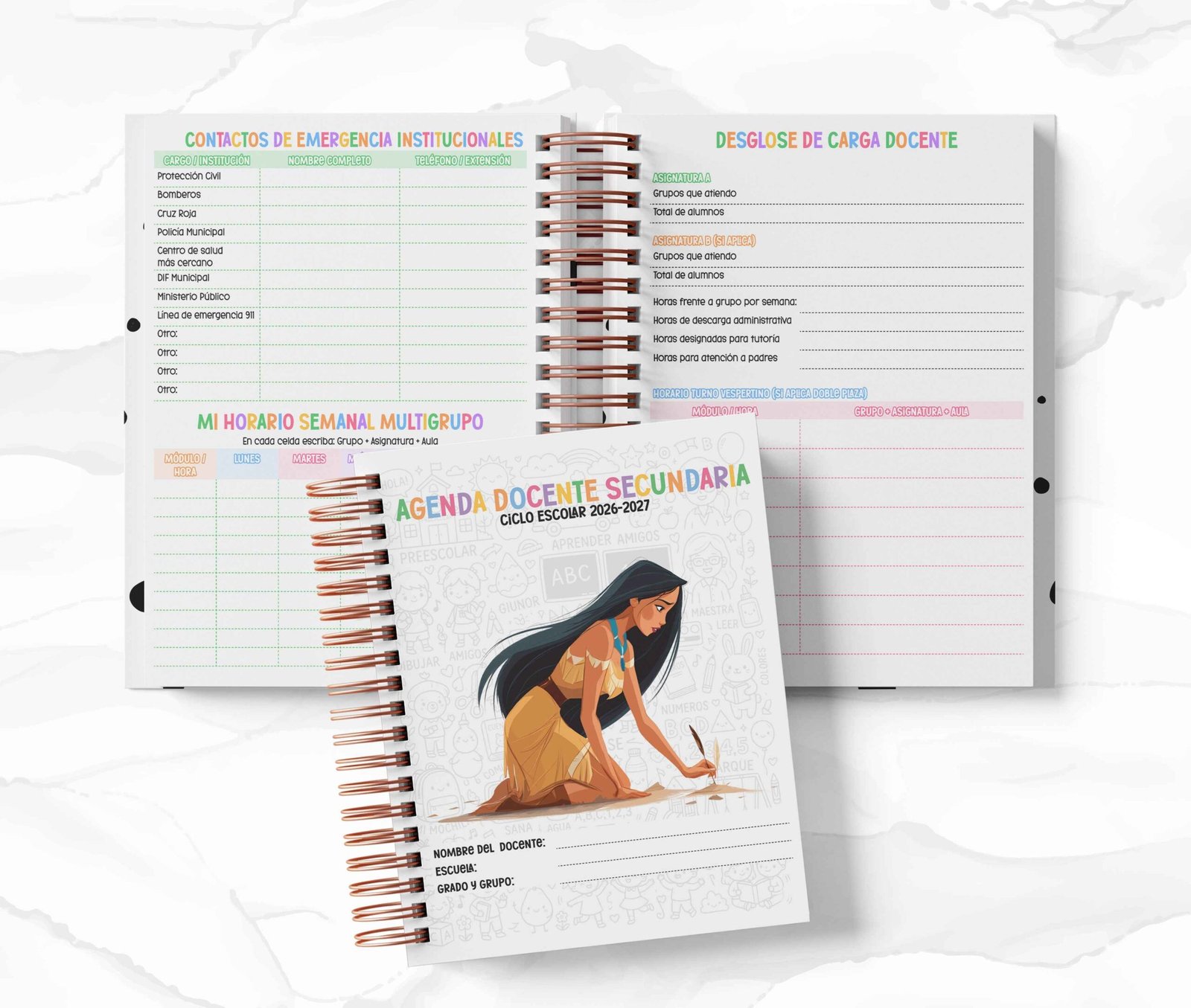 Agenda Secundaria - Pocahontas