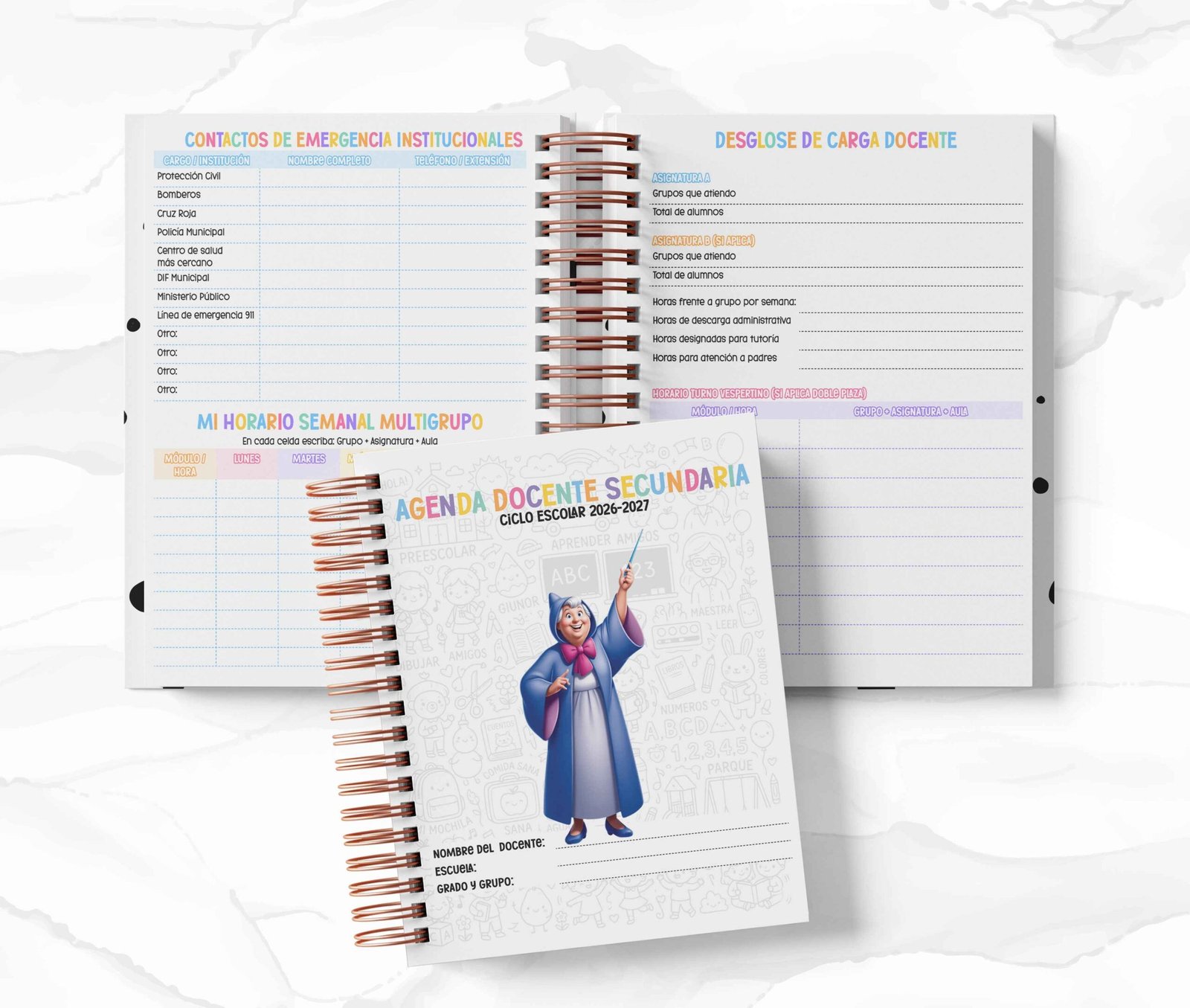 Agenda Secundaria - Cenicienta