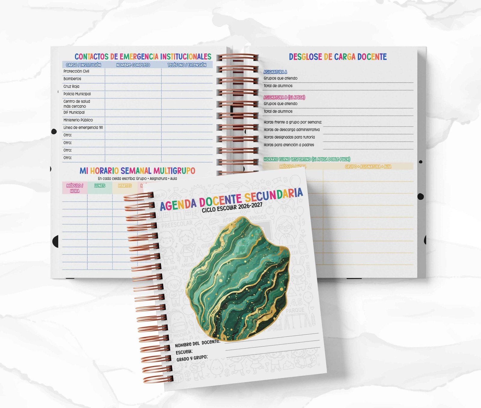 Agenda Secundaria - Celestial Bloom