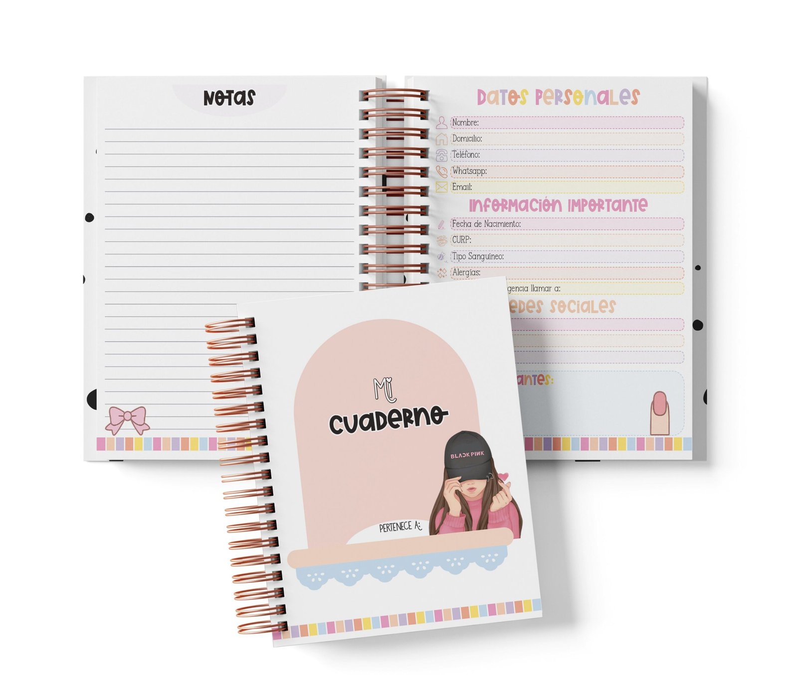 Cuaderno Tamaño Carta - BLACKPINK