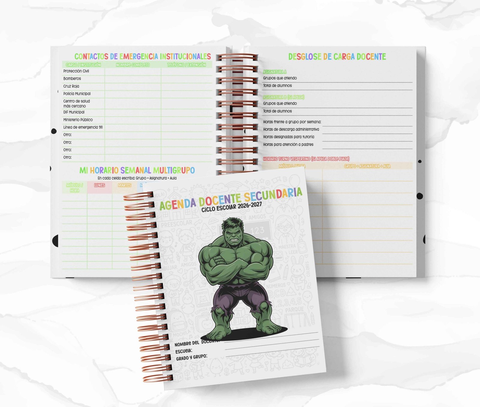 Agenda Secundaria - Hulk