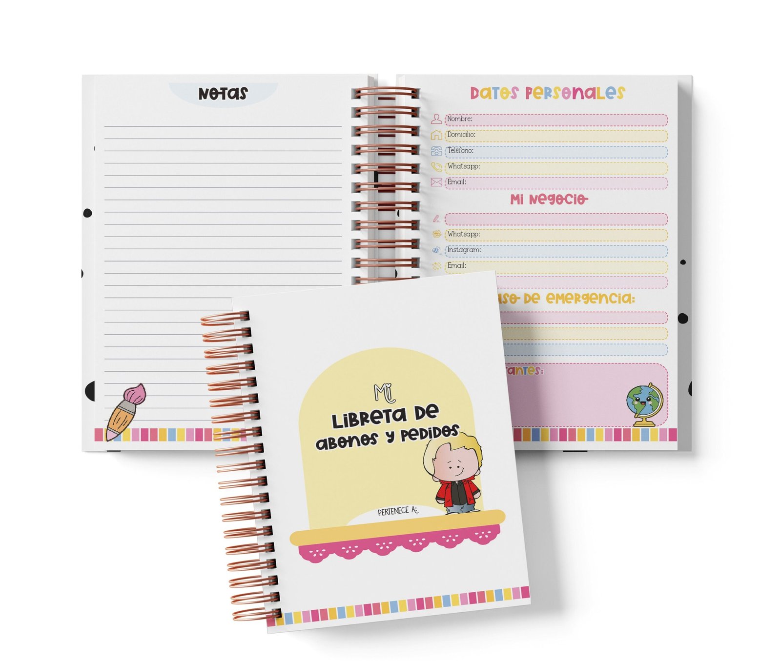 Libreta de Abonos y Pedidos - Melonheadz