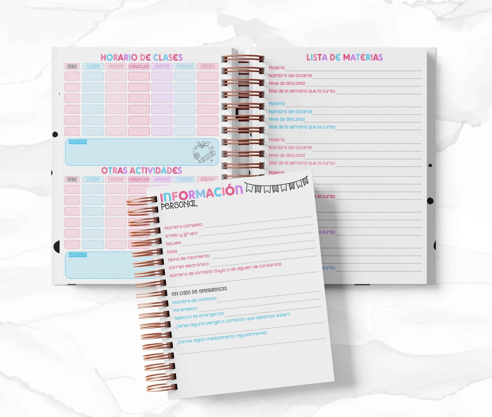 Agenda Estudiantes Semanal Ciclo 26-27 - Marie (Aristogatos)