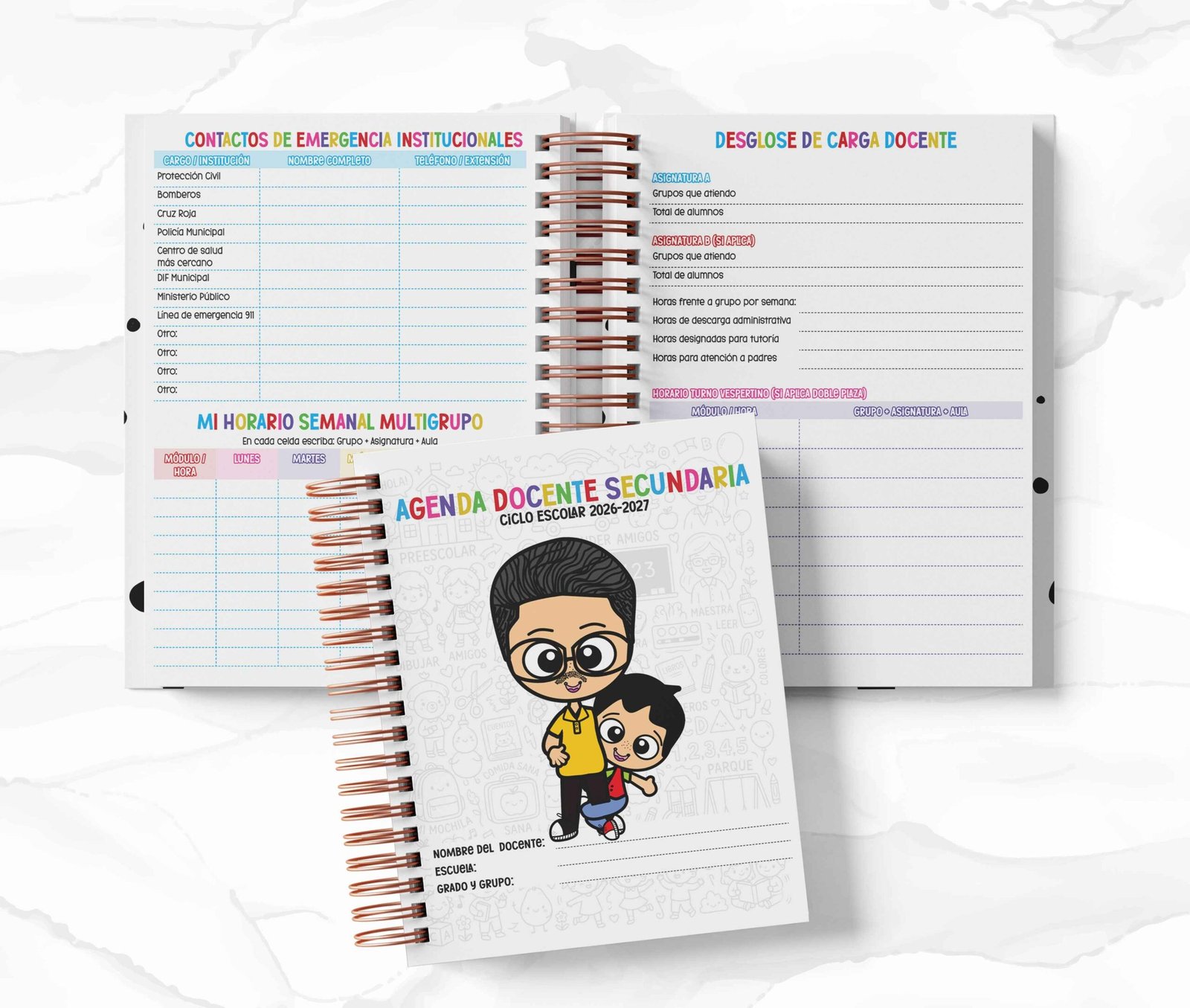 Agenda Secundaria - Meryta Caballero