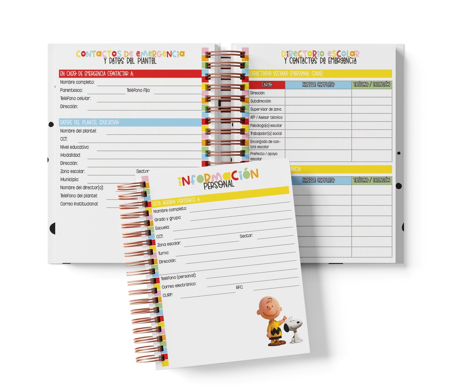 Agenda Primaria Medio Oficio - Snoopy