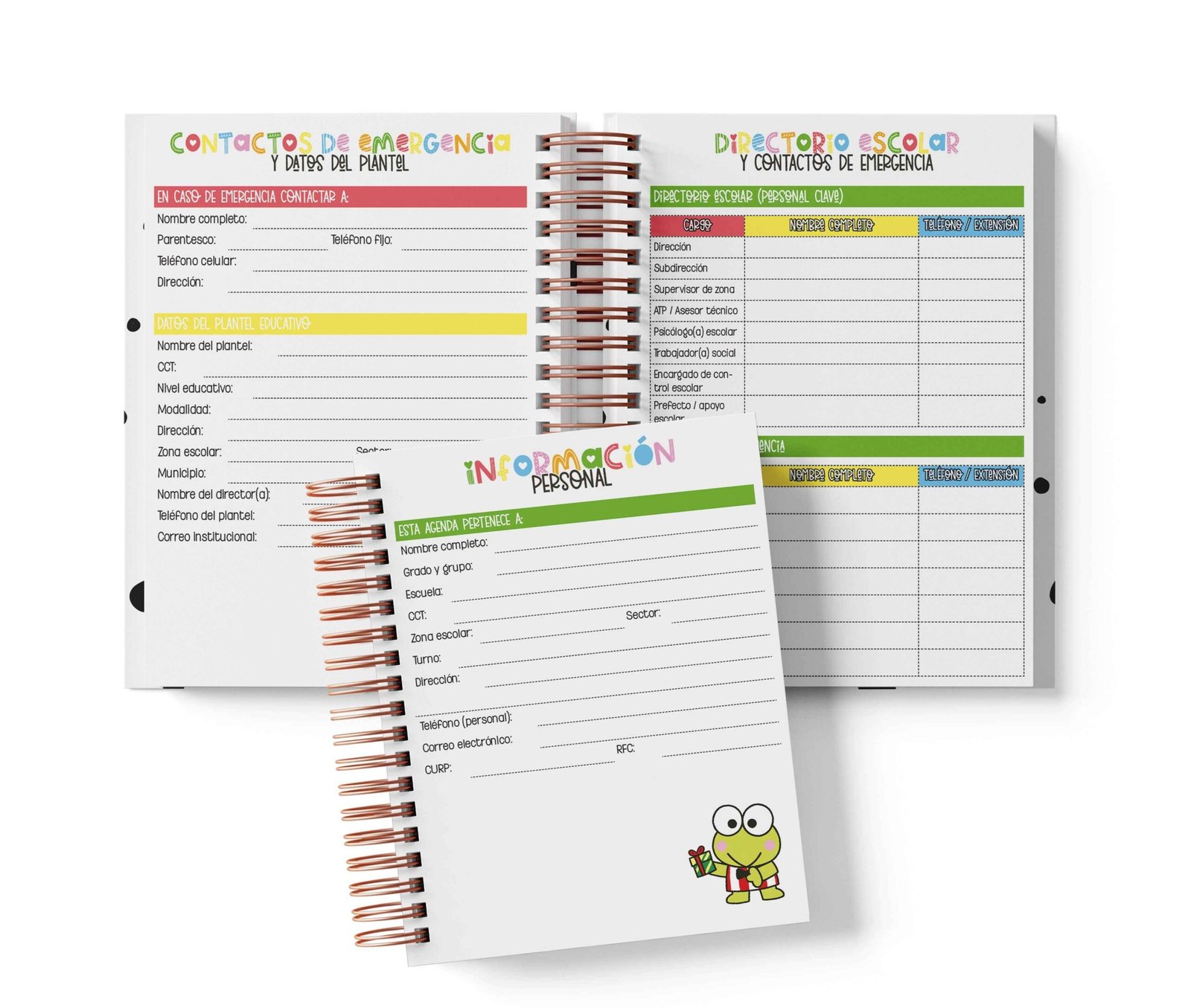 Agenda Preescolar MO - Keroppi