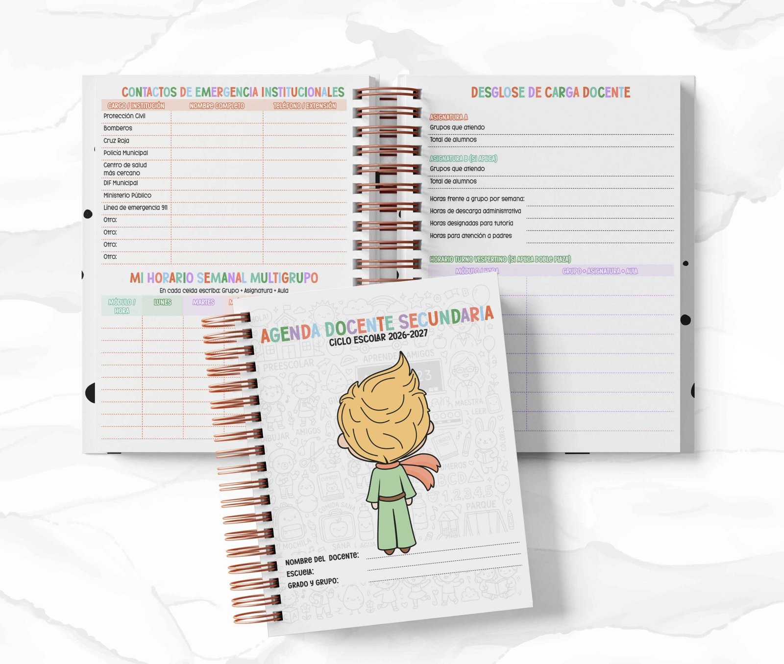Agenda Secundaria - El Principito