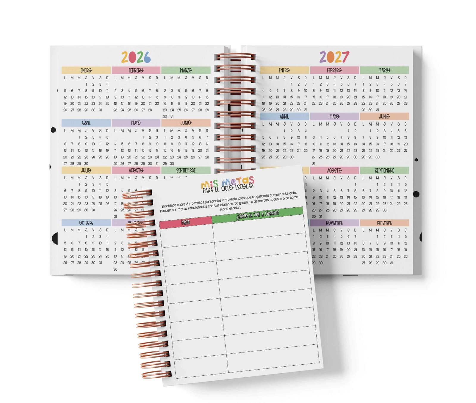 Agenda Preescolar MO - La Bella y la Bestia