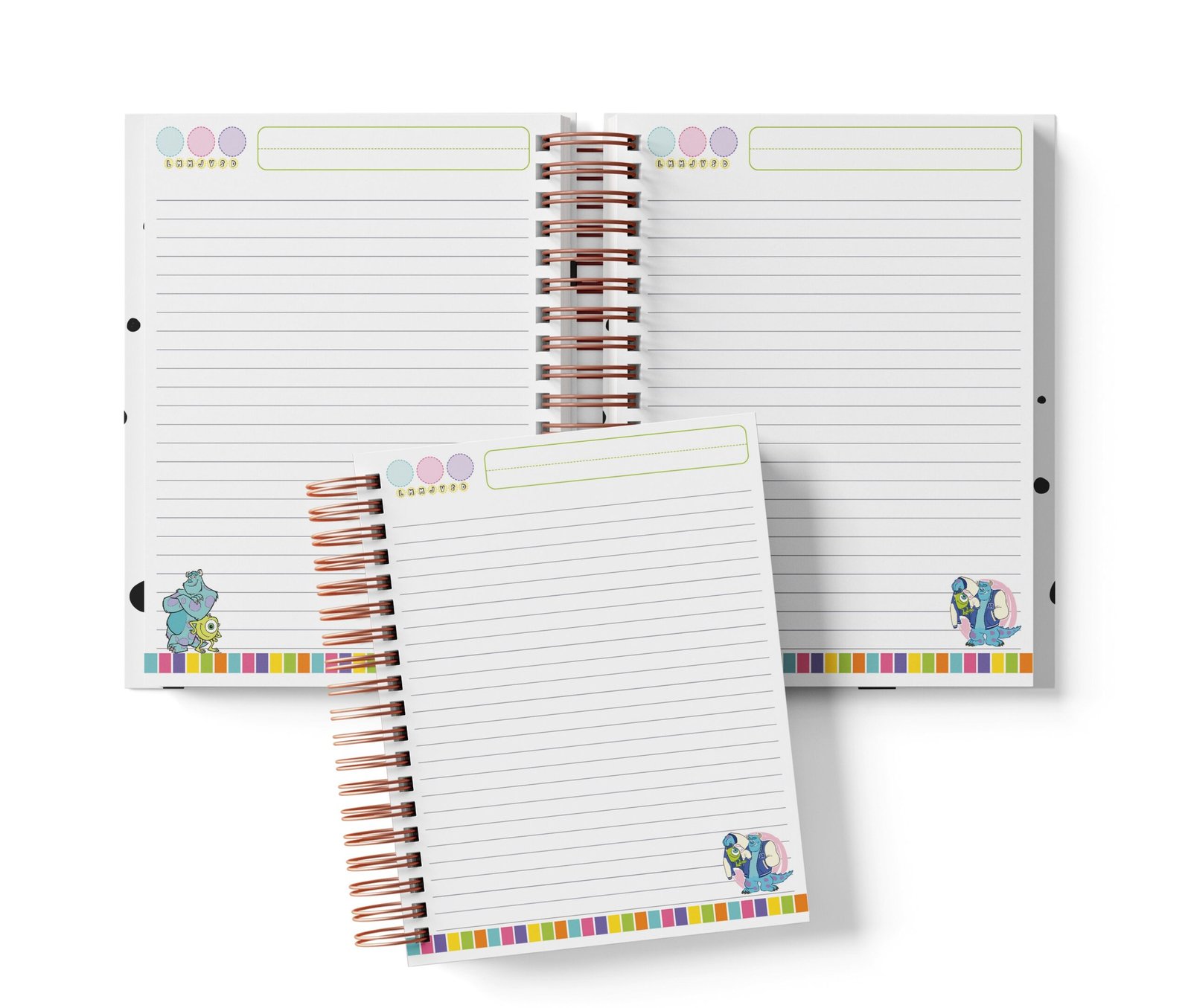 Cuaderno Medio Oficio - Monsters Inc.