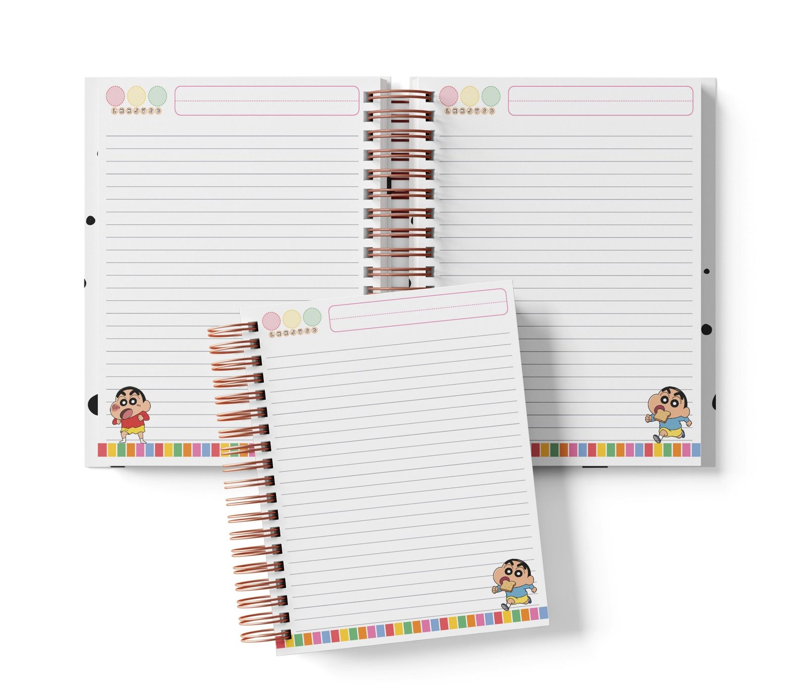 Cuaderno Medio Oficio - Shin-chan