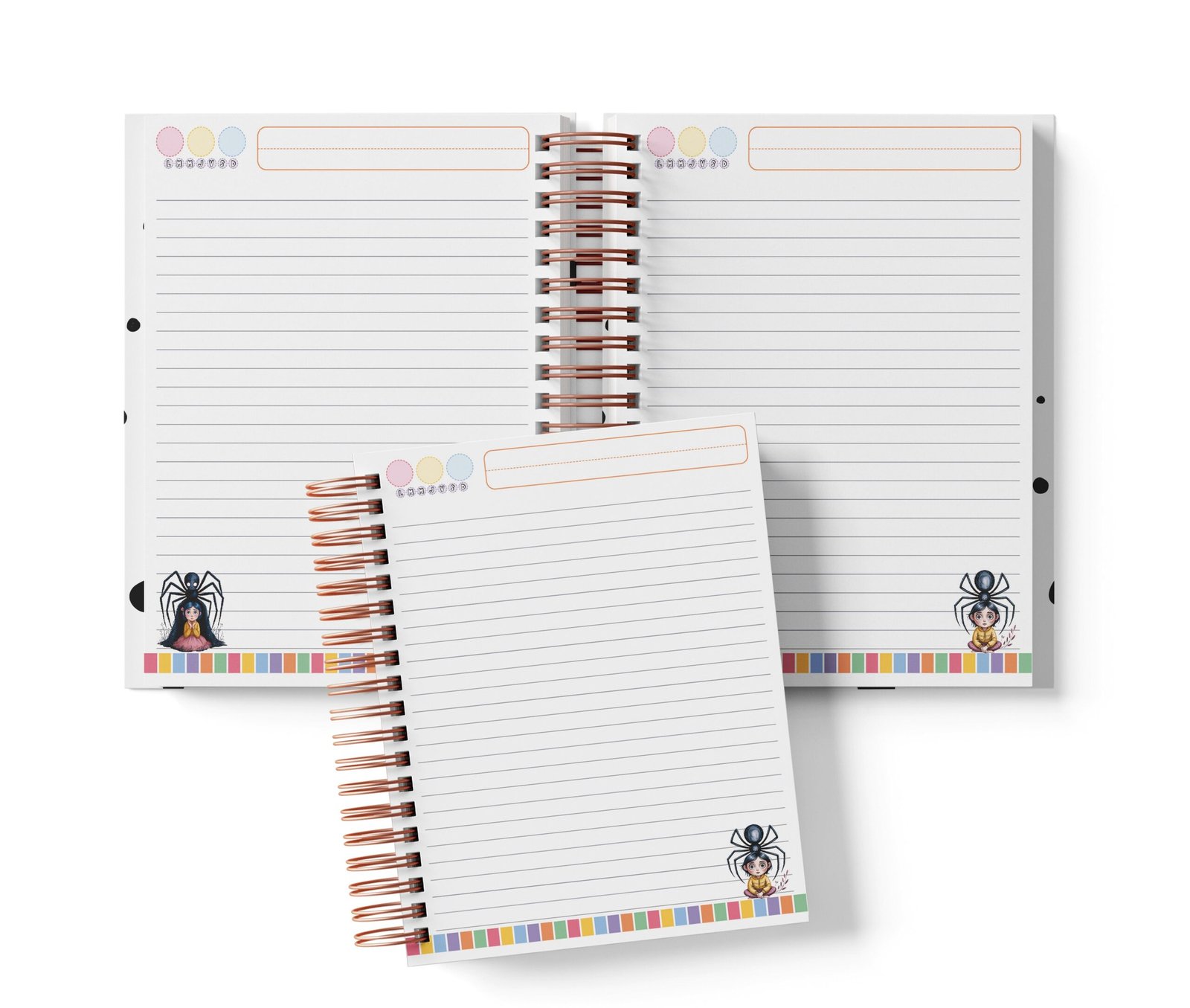 Cuaderno Medio Oficio - Coraline