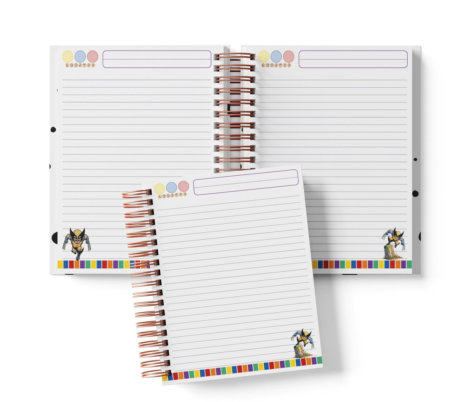 Cuaderno Media Carta - Wolverine