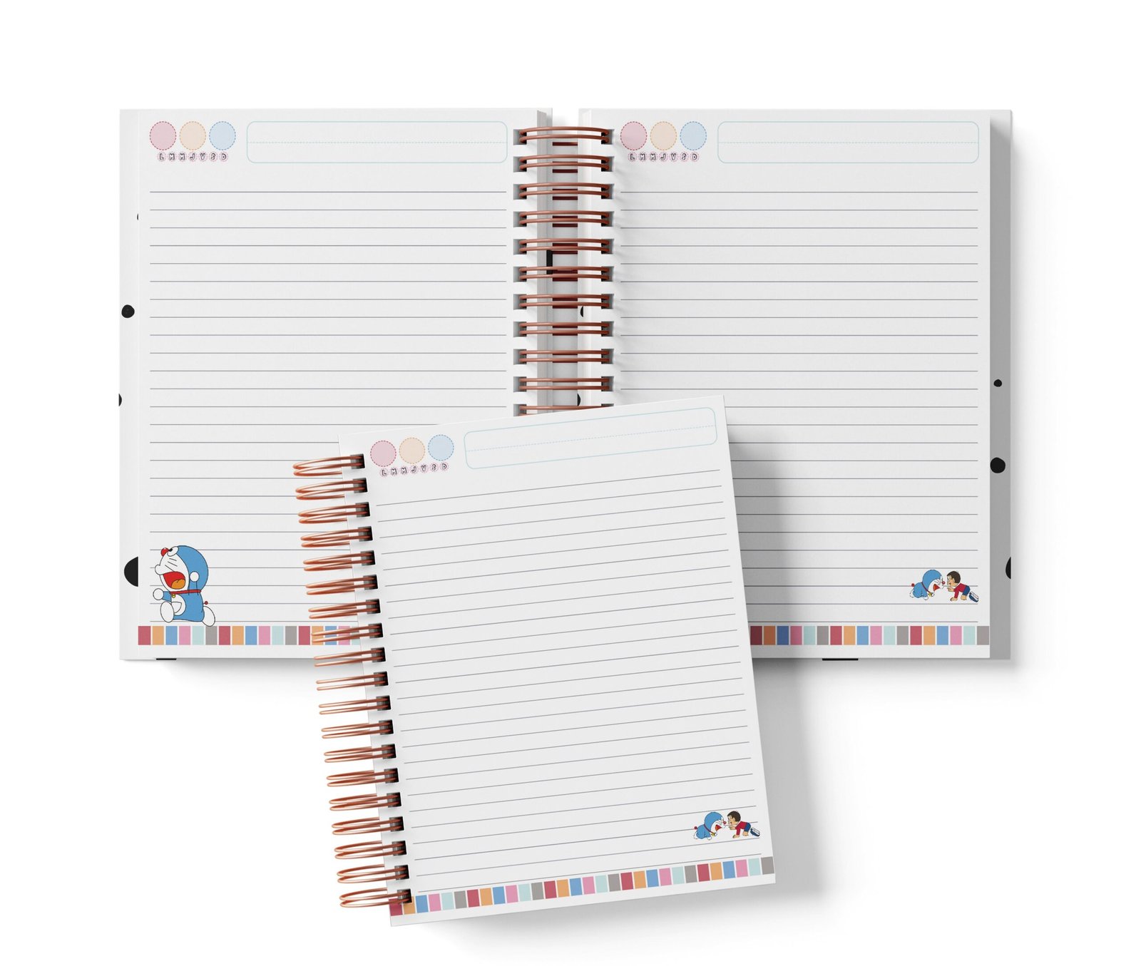 Cuaderno Media Carta - Doraemon