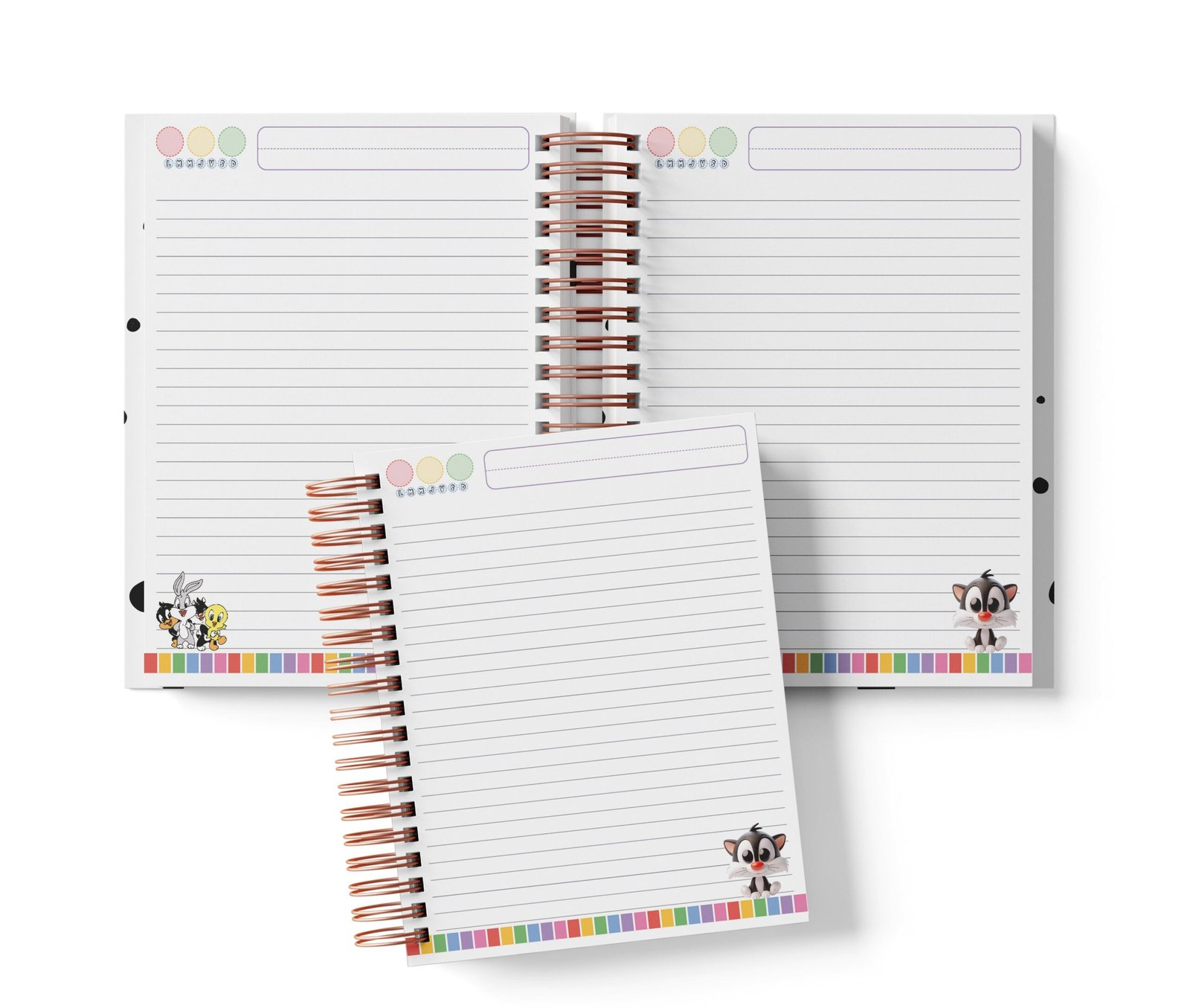 Cuaderno Media Carta - Looney Tunes