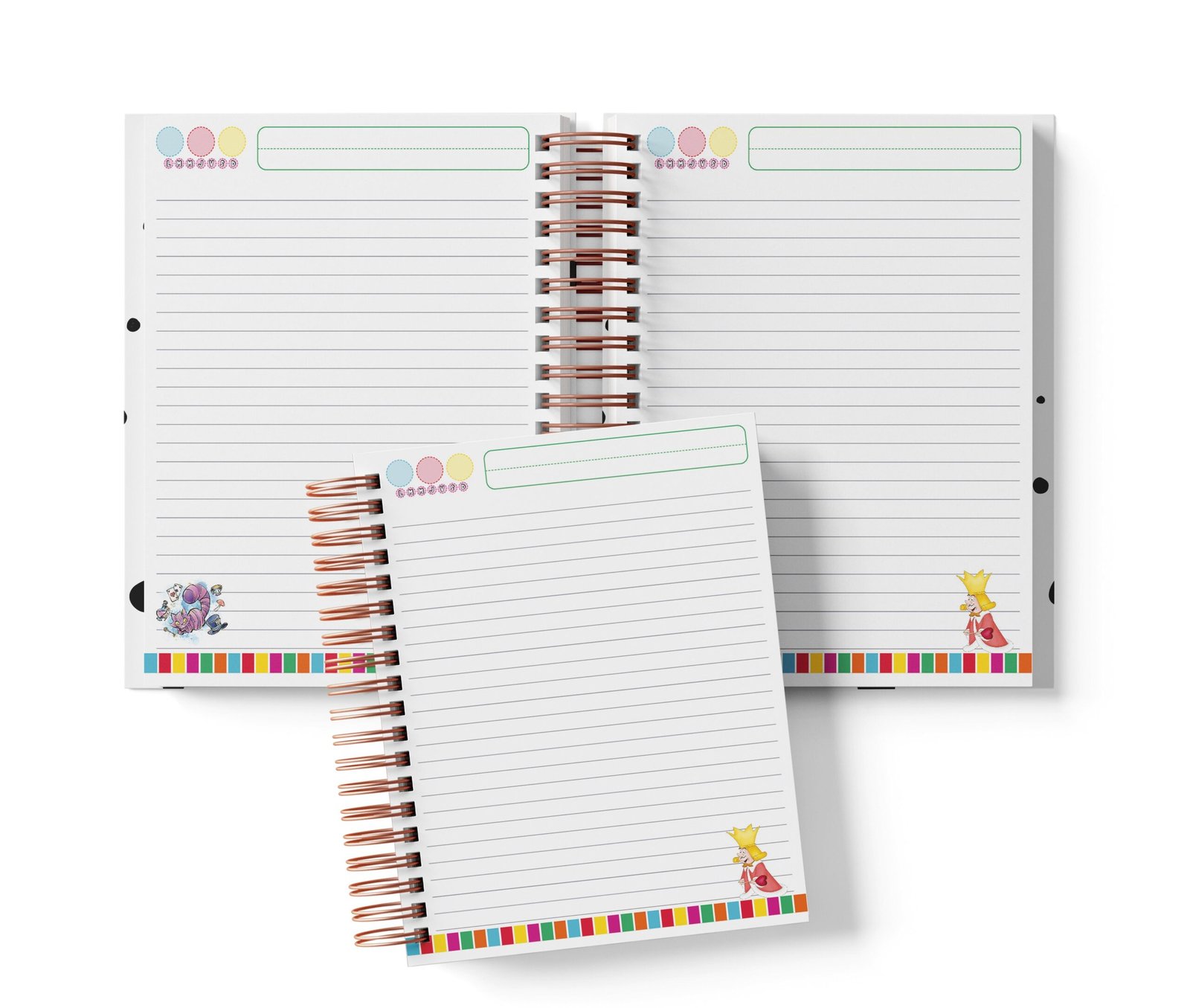 Cuaderno Tamaño Carta - Alicia en el País de las Maravillas