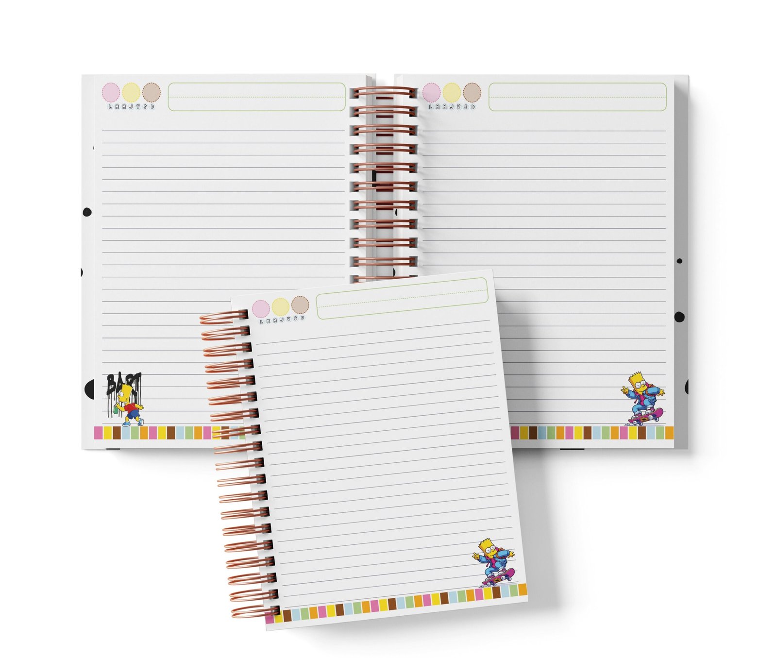 Cuaderno Medio Oficio - Los Simpsons