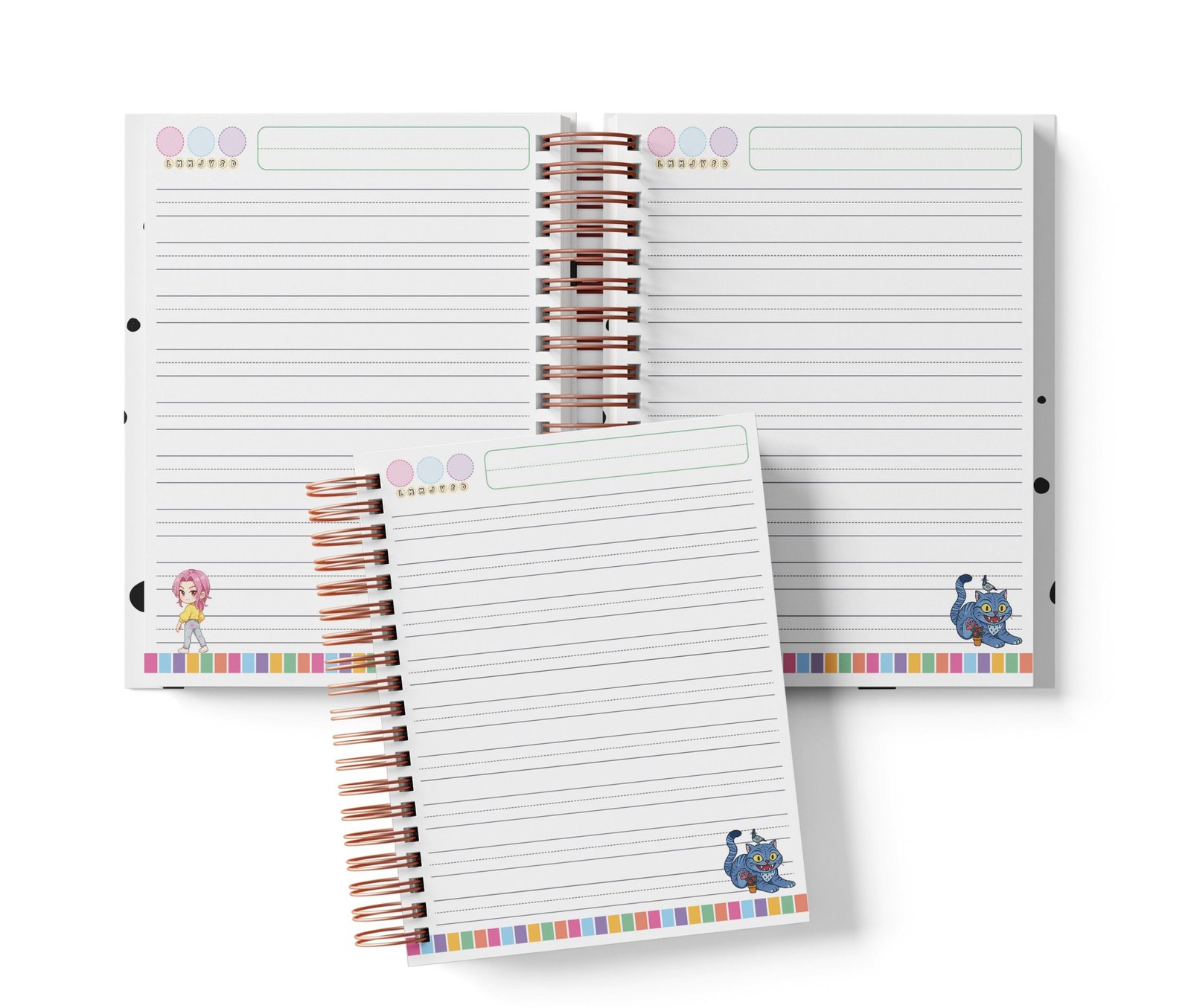 Cuaderno Medio Oficio - Huntrix