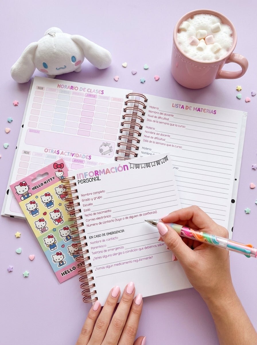 Agenda Estudiantes Semanal Ciclo 26-27 - Candy Candy