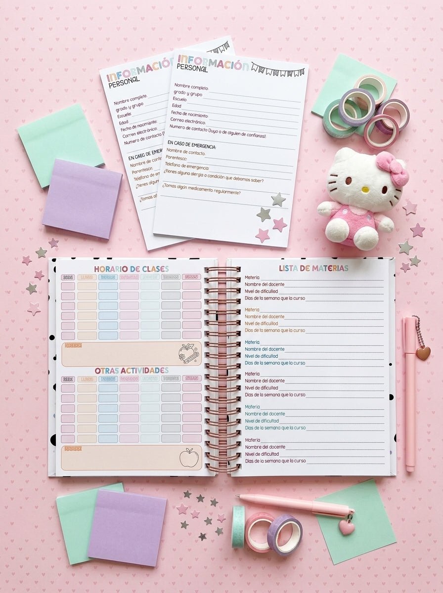 Agenda Estudiantes Diaria Ciclo 26-27 - Doraemon