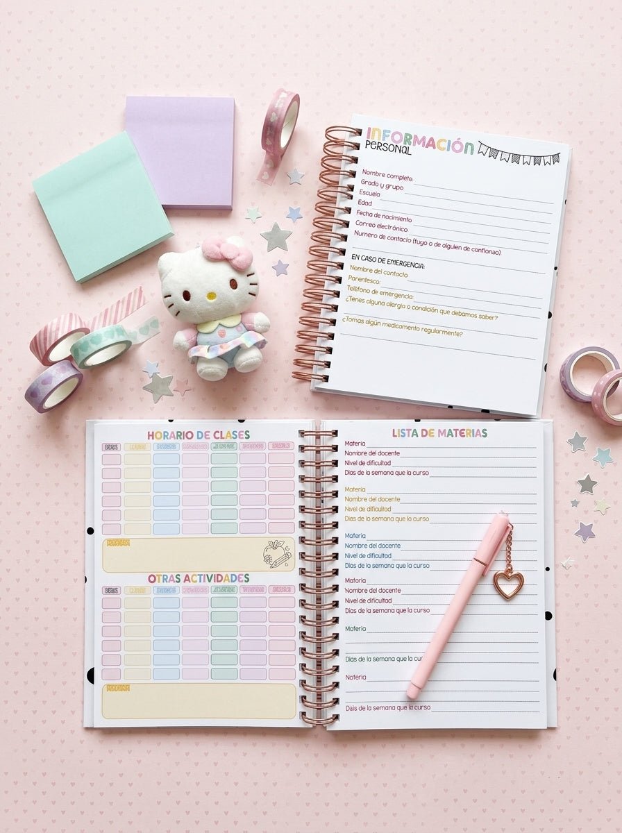 Agenda Estudiantes 2 Días por Página Ciclo 26-27 - K-Drama