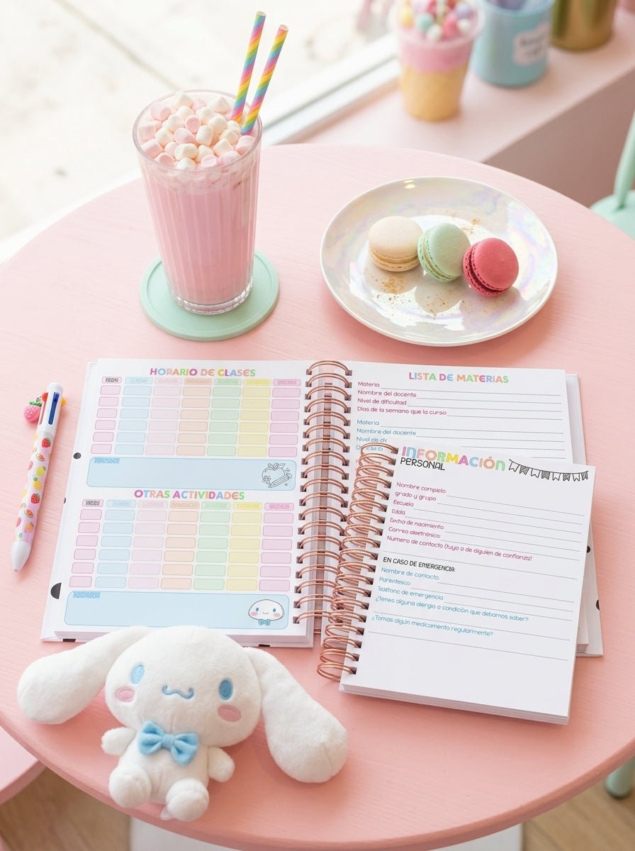 Agenda Estudiantes 2 Días por Página Ciclo 26-27 - Cinnamoroll