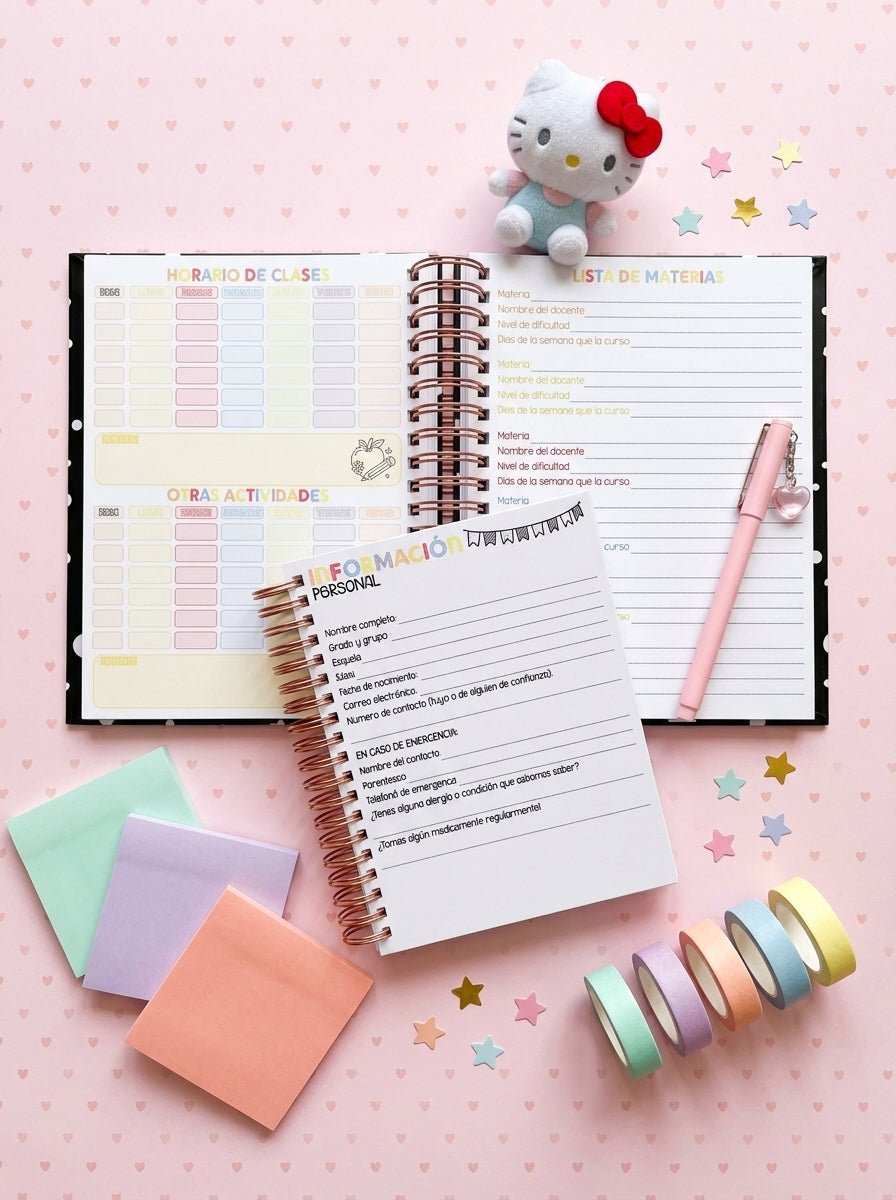 Agenda Estudiantes 2 Días por Página Ciclo 26-27 - Winnie Pooh