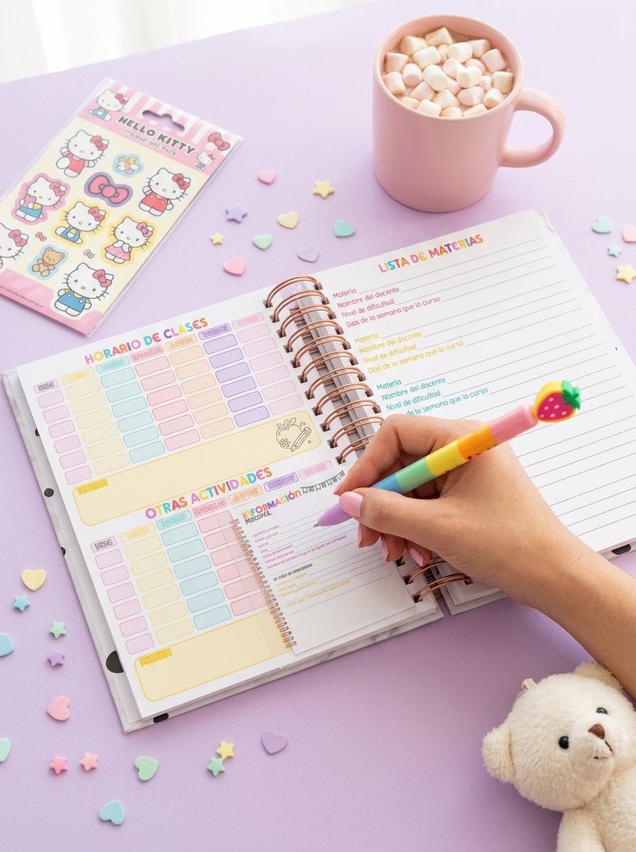 Agenda Estudiantes Diaria Ciclo 26-27 - Pantera Rosa