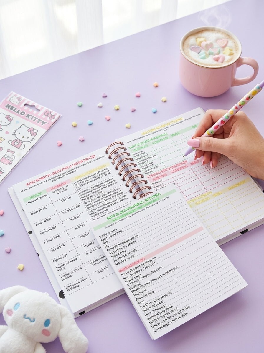 Agenda Director Semanal - Keroppi