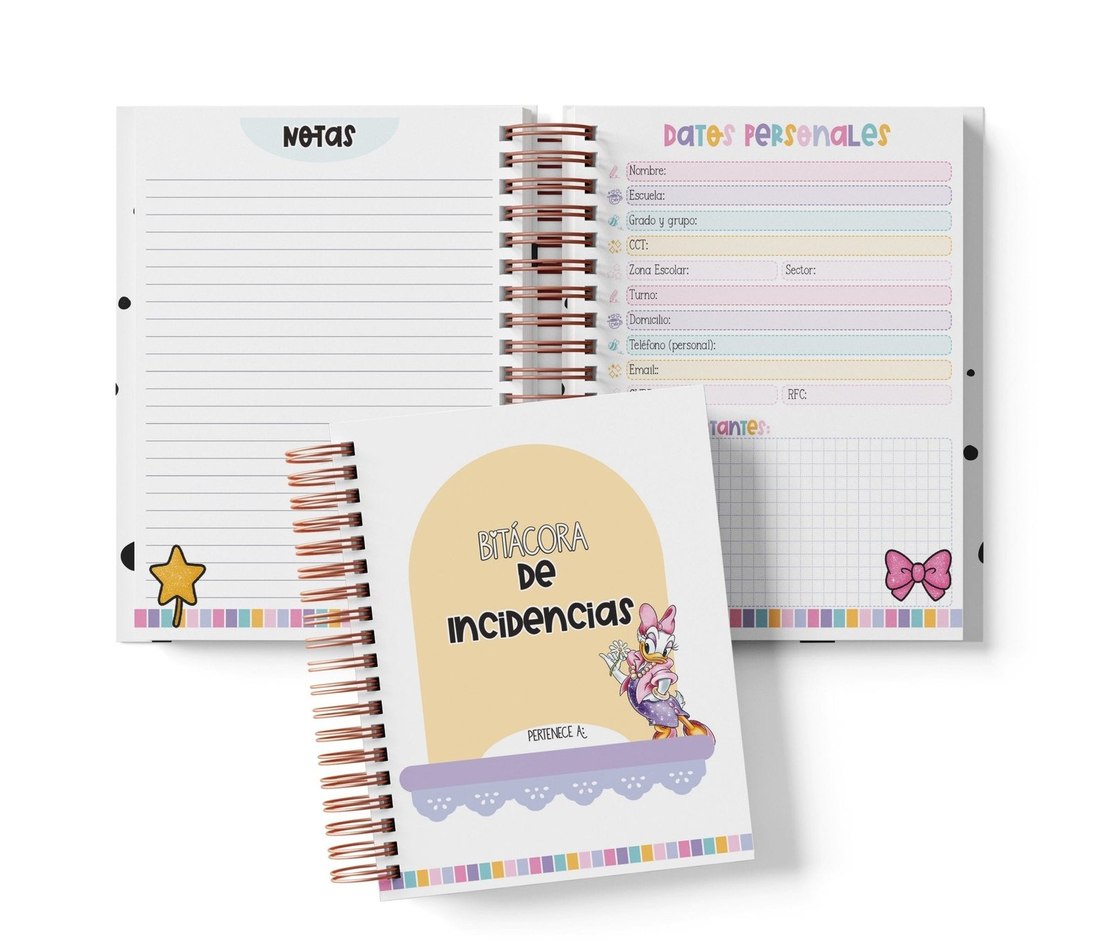 Libreta de Incidencias 100 Folios - Daisy Duck