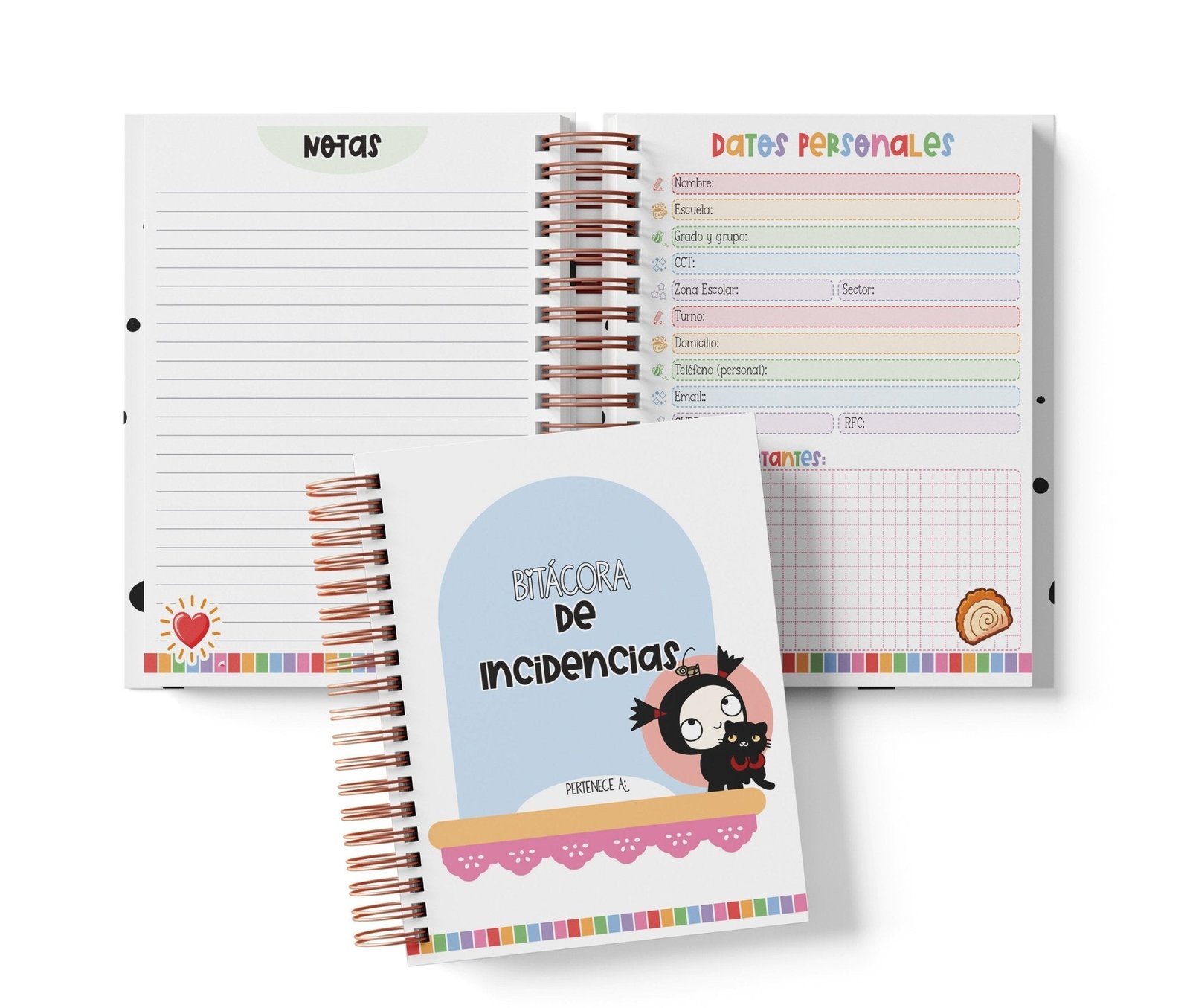 Libreta de Incidencias 100 Folios - Pucca