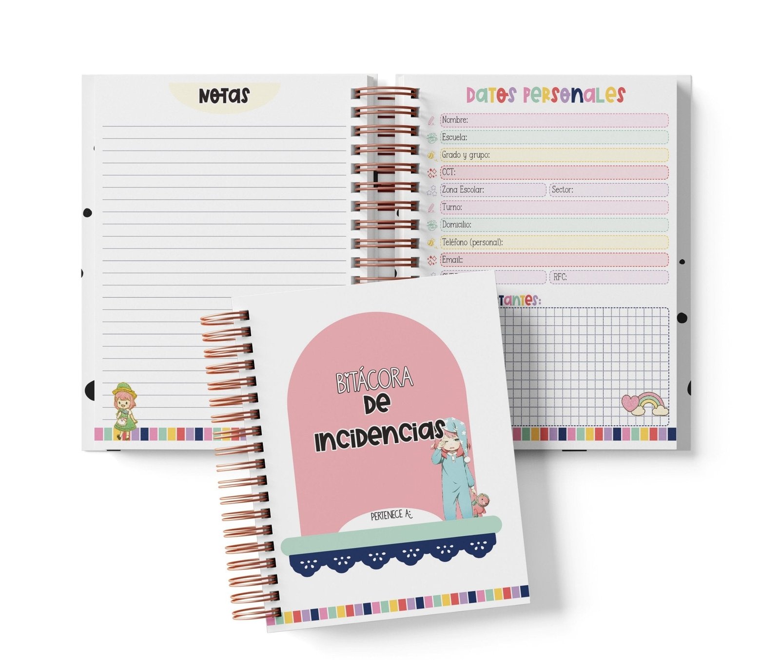 Libreta de Incidencias 100 Folios - Spy x Family
