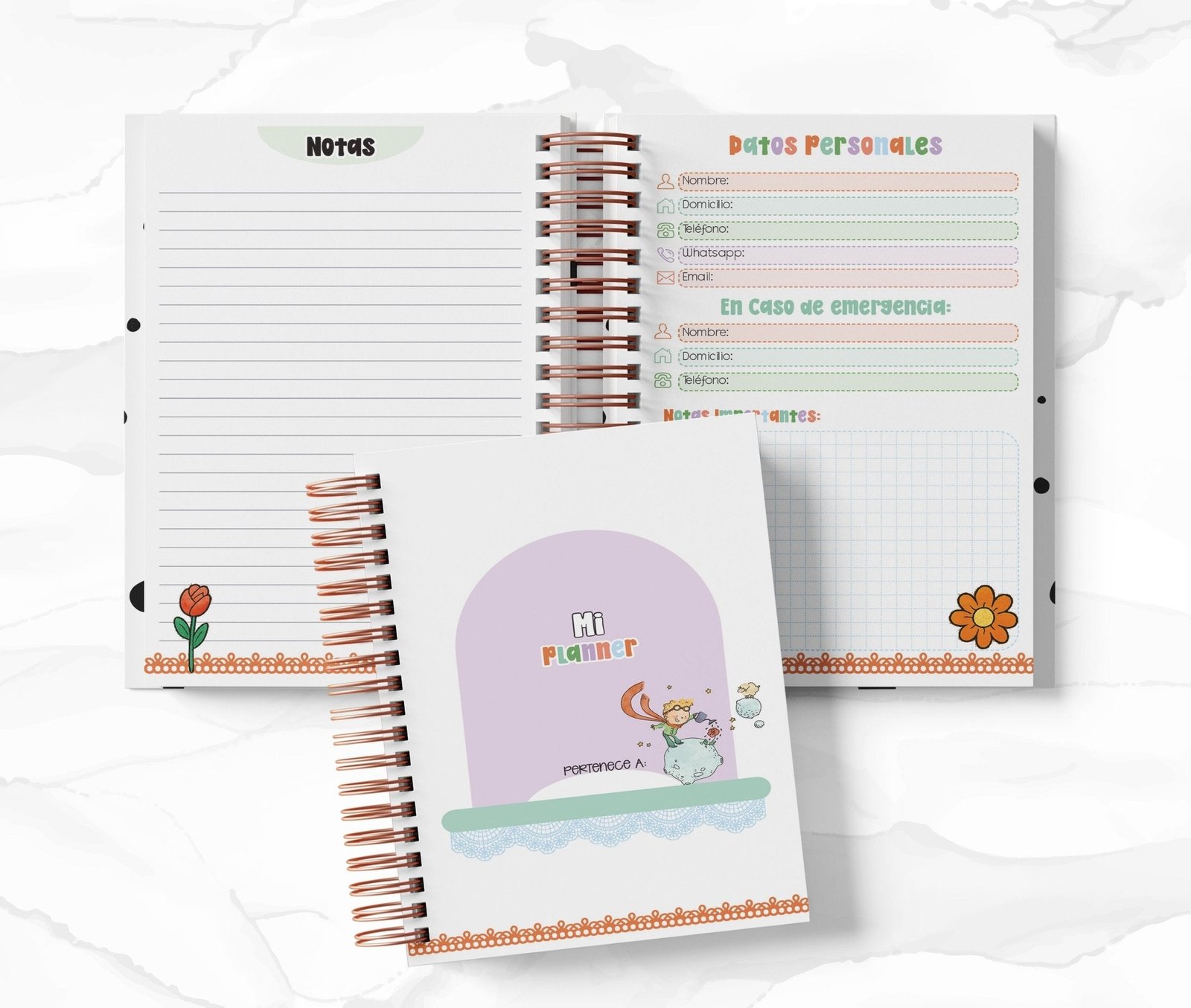 Planner 2 Días por Página - El Principito