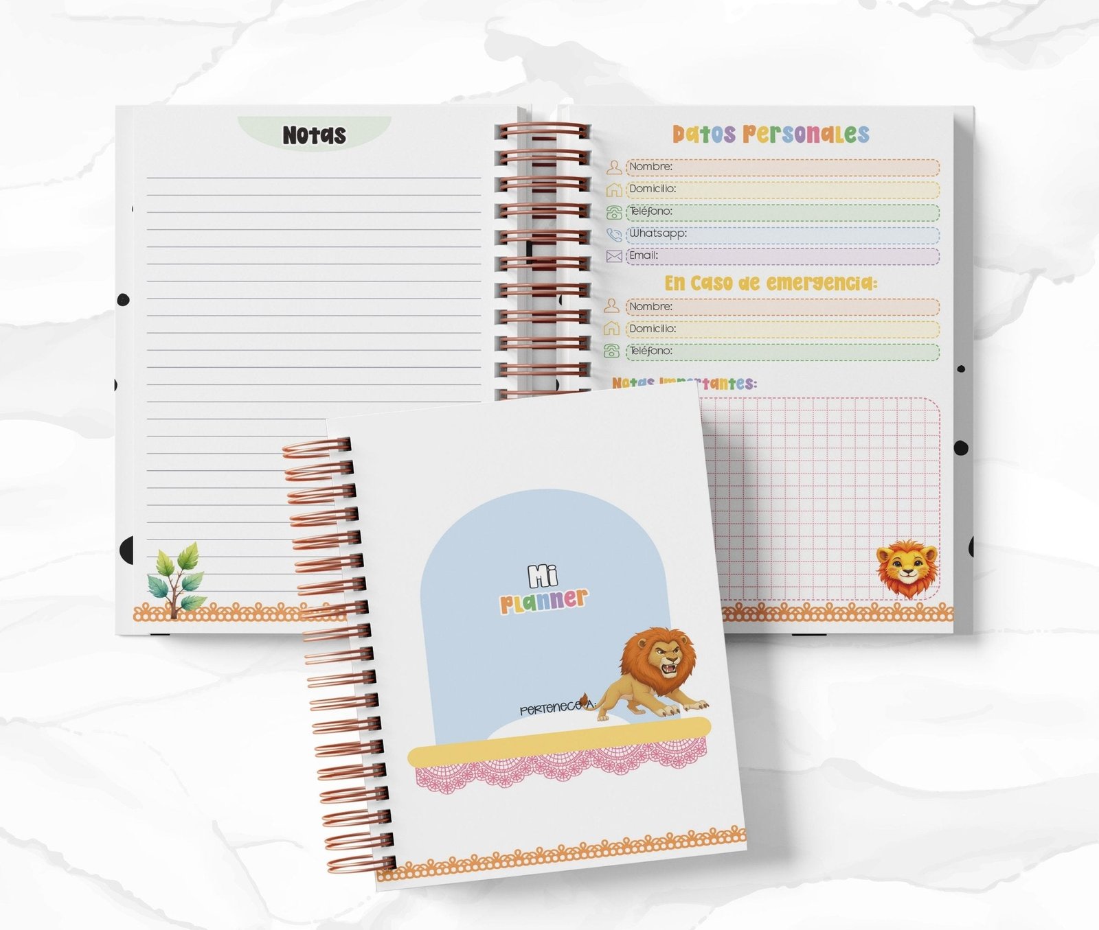 Planner 2 Días por Página - El Rey León