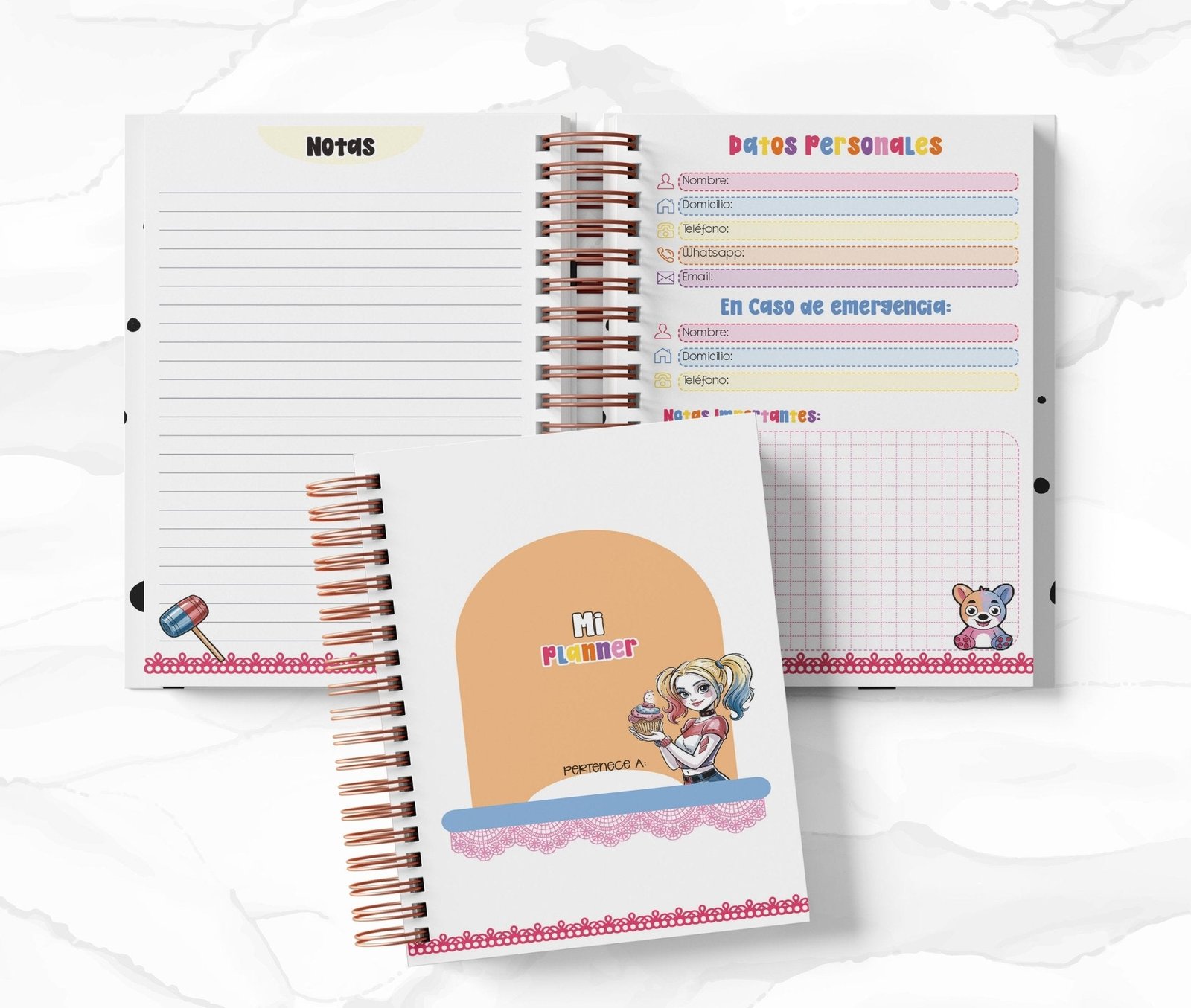 Planner 2 Días por Página - Harley Quinn