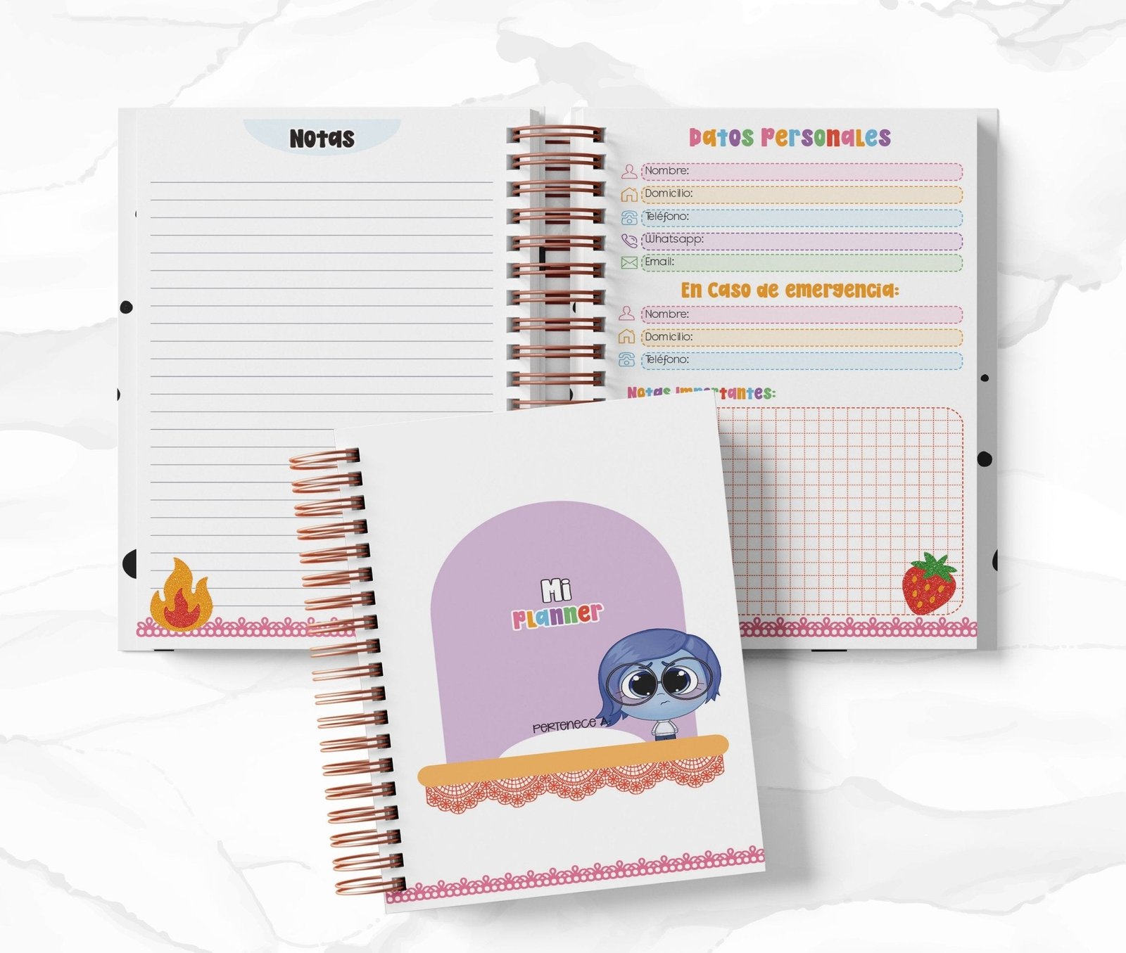 Planner 2 Días por Página - Intensamente