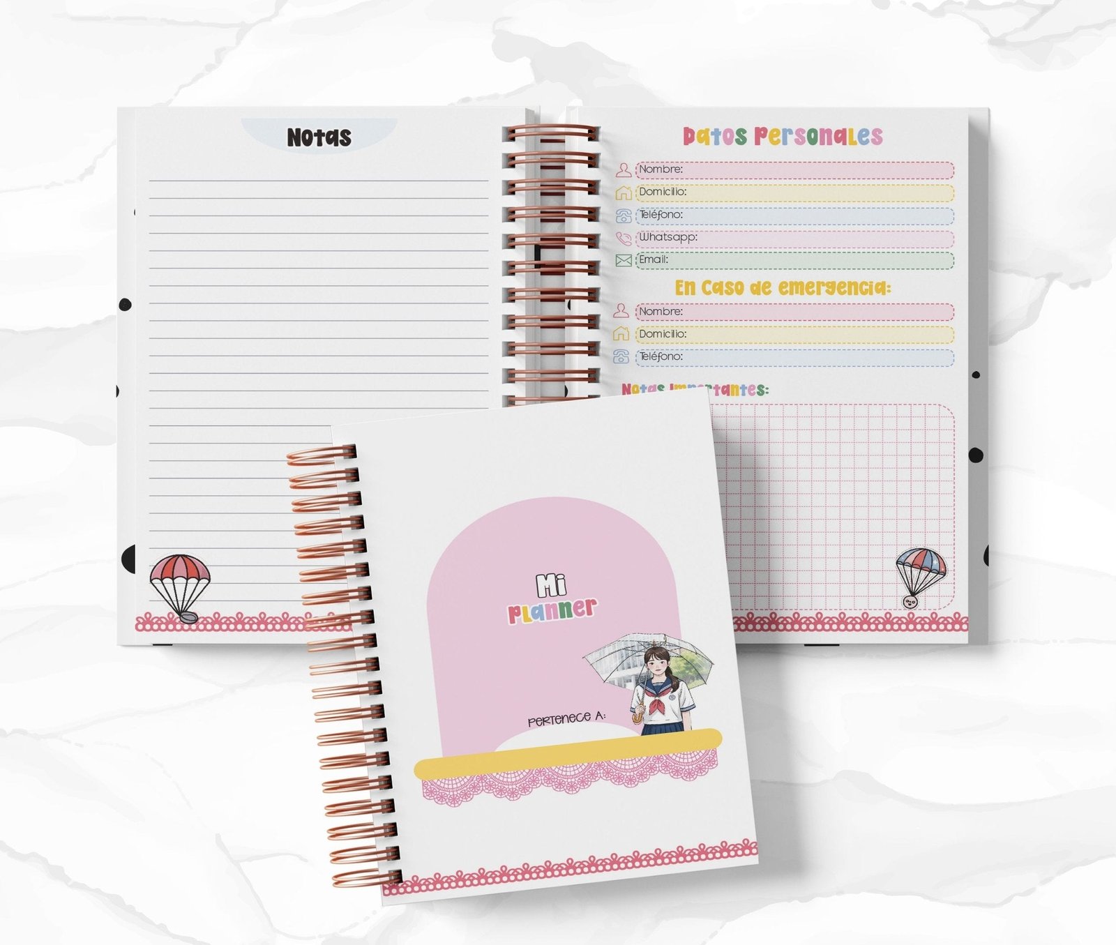 Planner 2 Días por Página - K-Drama