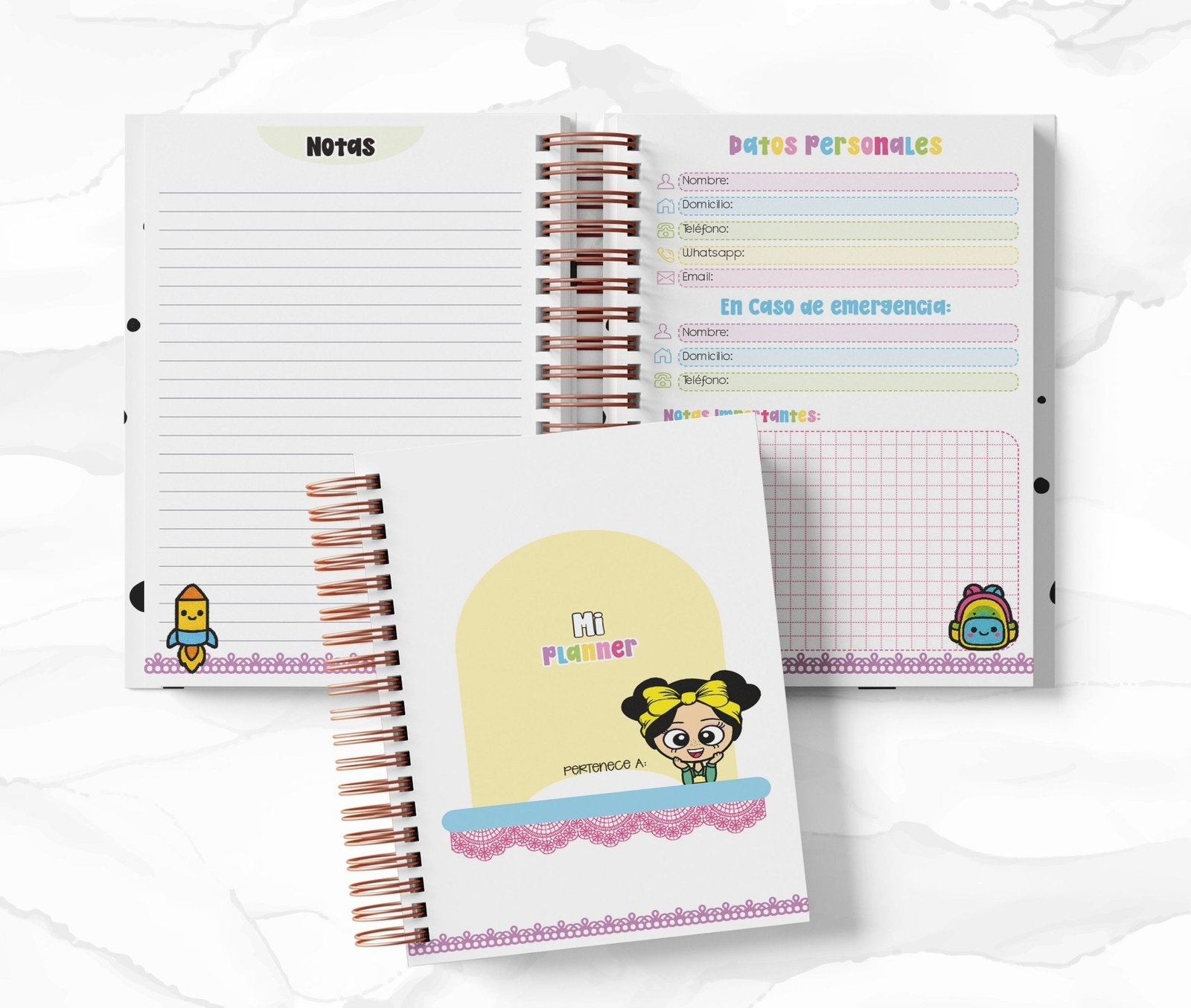 Planner 2 Días por Página - Meryta