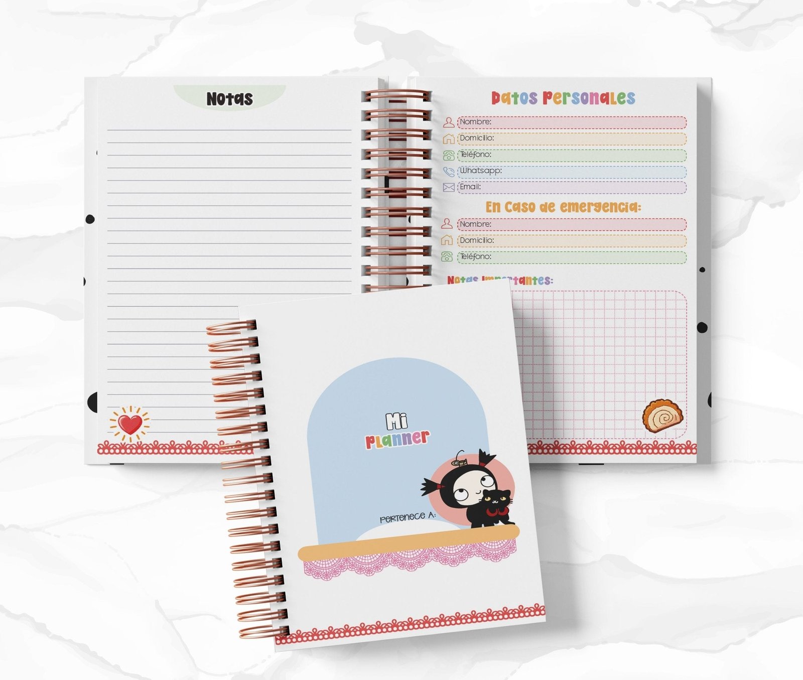 Planner 2 Días por Página - Pucca