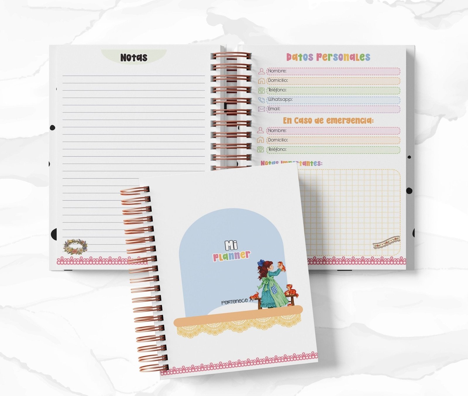 Planner 2 Días por Página - Sarah Kay